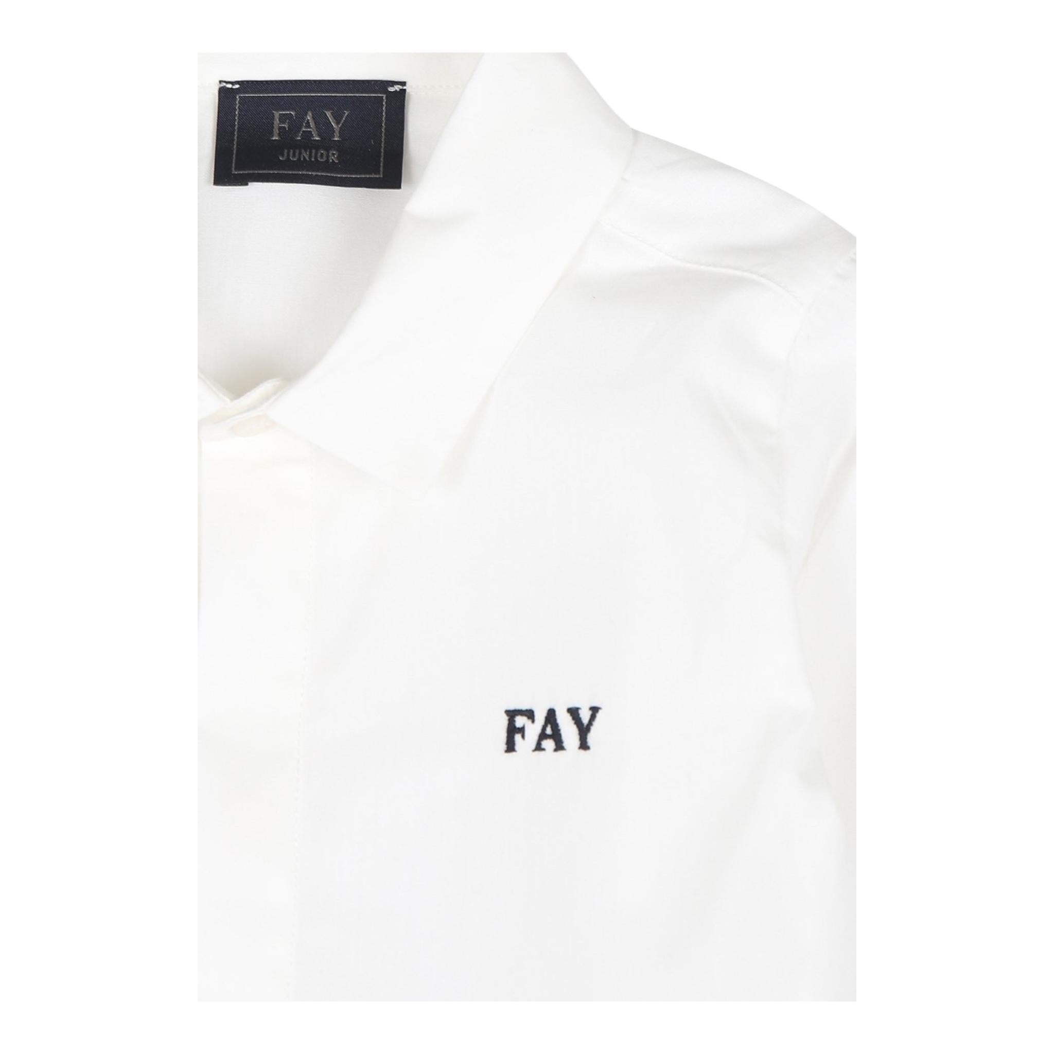 FAY completo camicia-pantalone Bianco per Neonato FVA520 BIANCO FAY