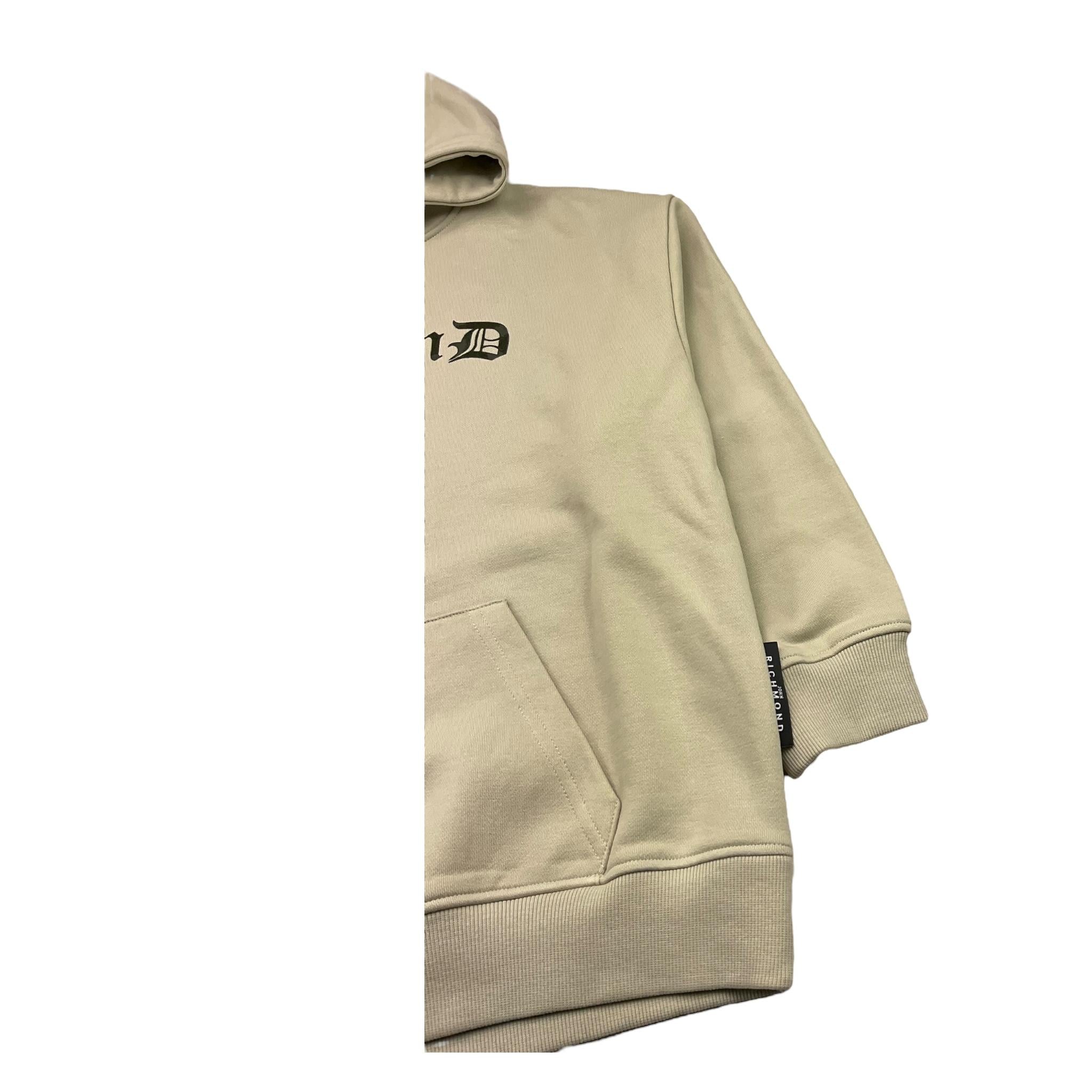 JOHN RICHMOND felpa chiusa con cappuccio tinta unita Beige per Bambino RBA25085FE BEIGE JOHN RICHMOND