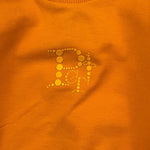 CESARE PACIOTTI felpa tinta unita girocollo con stampa Arancione per Neonato MFP5350B ARANCIONE CESARE PACIOTTI