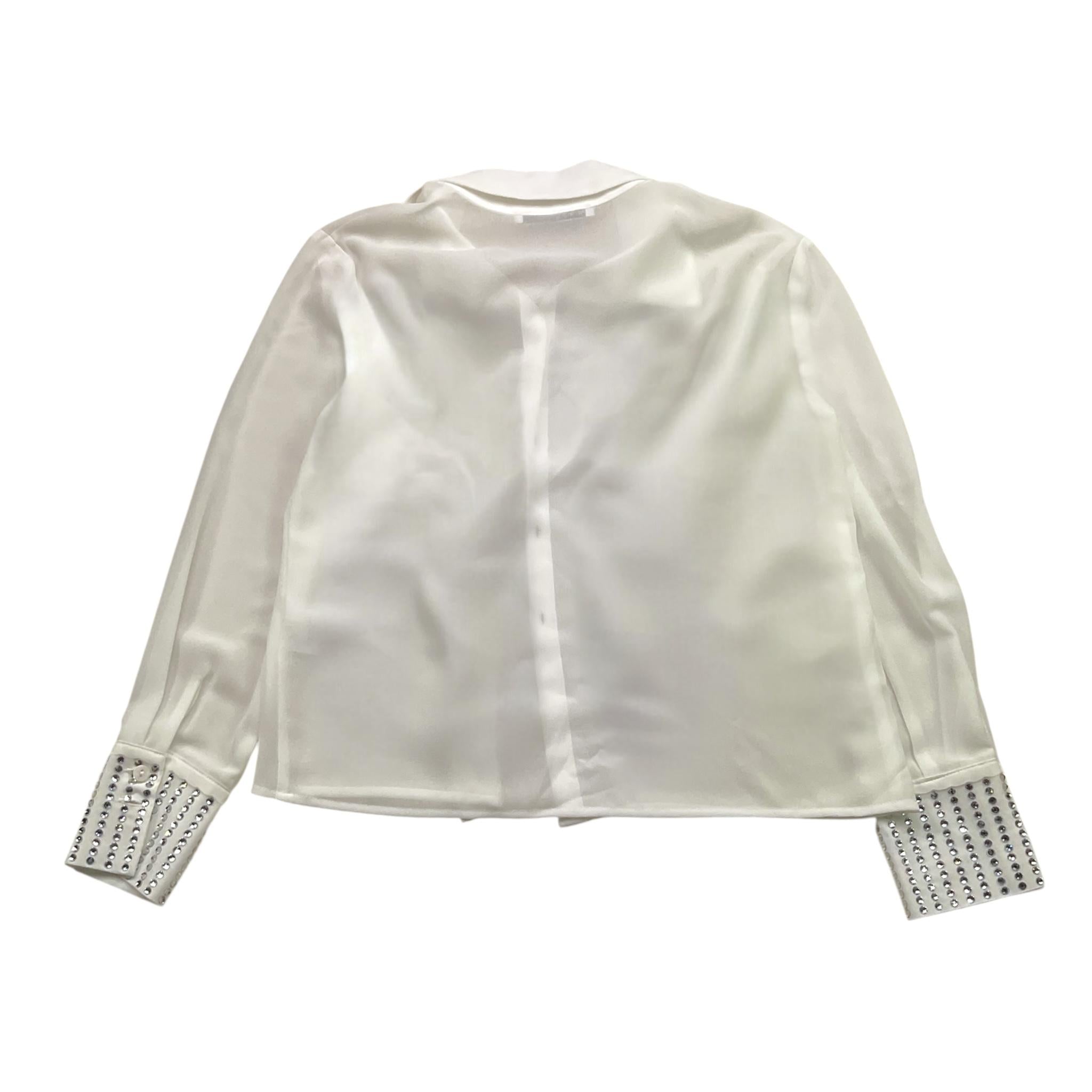 PATRIZIA PEPE camicia tinta unita con sottana Bianco per Bambina 7C0259 BIANCO PATRIZIA PEPE