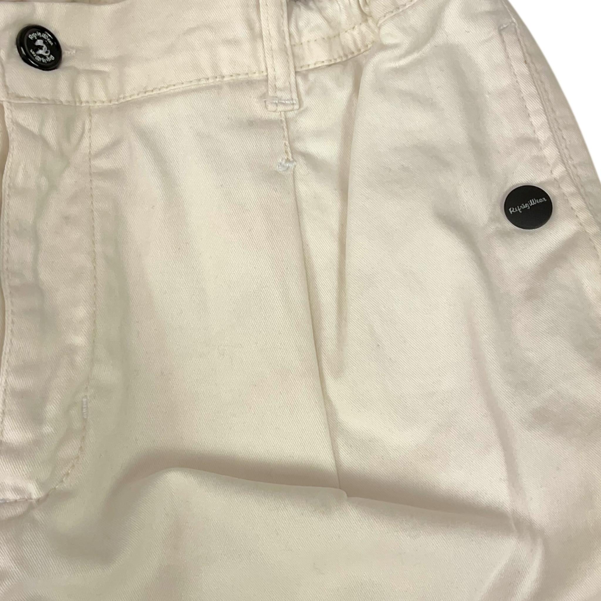REFRIGIWEAR pantalone tinta unita con elastico in vita Bianco per Bambino RW157 BIANCO REFRIGIWEAR