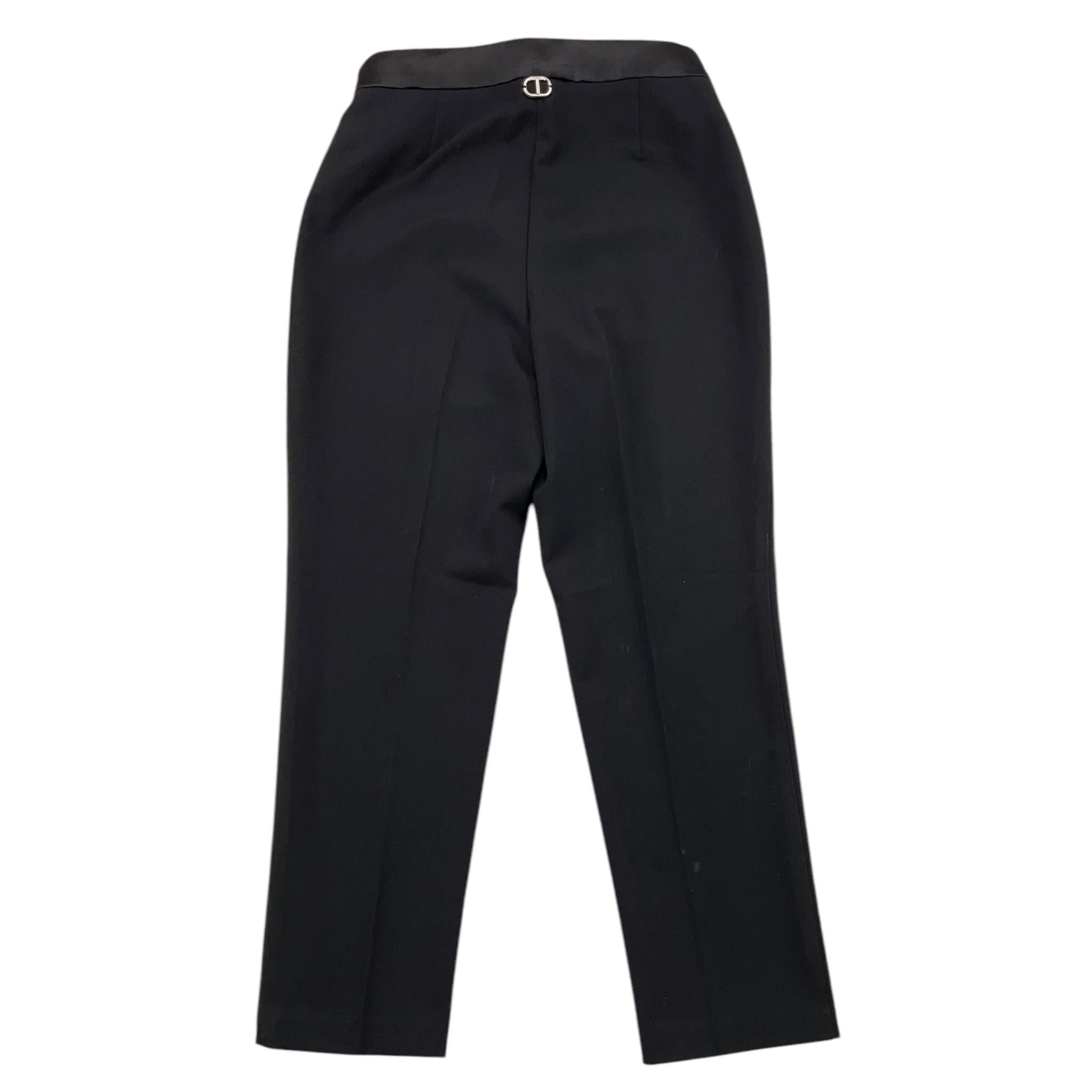 TWINSET pantalone tinta unita con chiusura zip Nero per Bambina 242GJ2112 NERO TWINSET