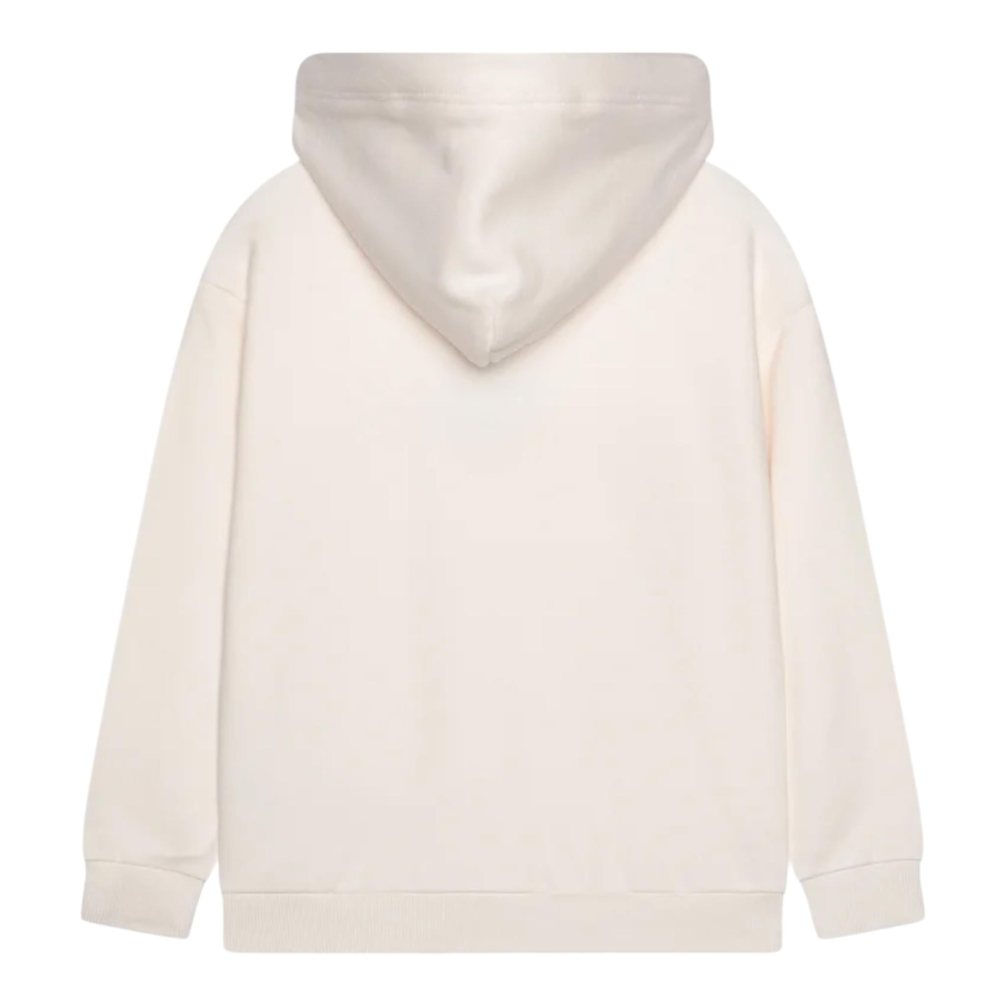 TOMMY HILFIGER felpa con cappuccio tinta unita e stampa Bianco per Bambino 00KRV BIANCO TOMMY HILFIGER
