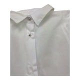DONDUP camicia tinta unita manica lunga Bianco per Bambina DFCA028 BIANCO DONDUP