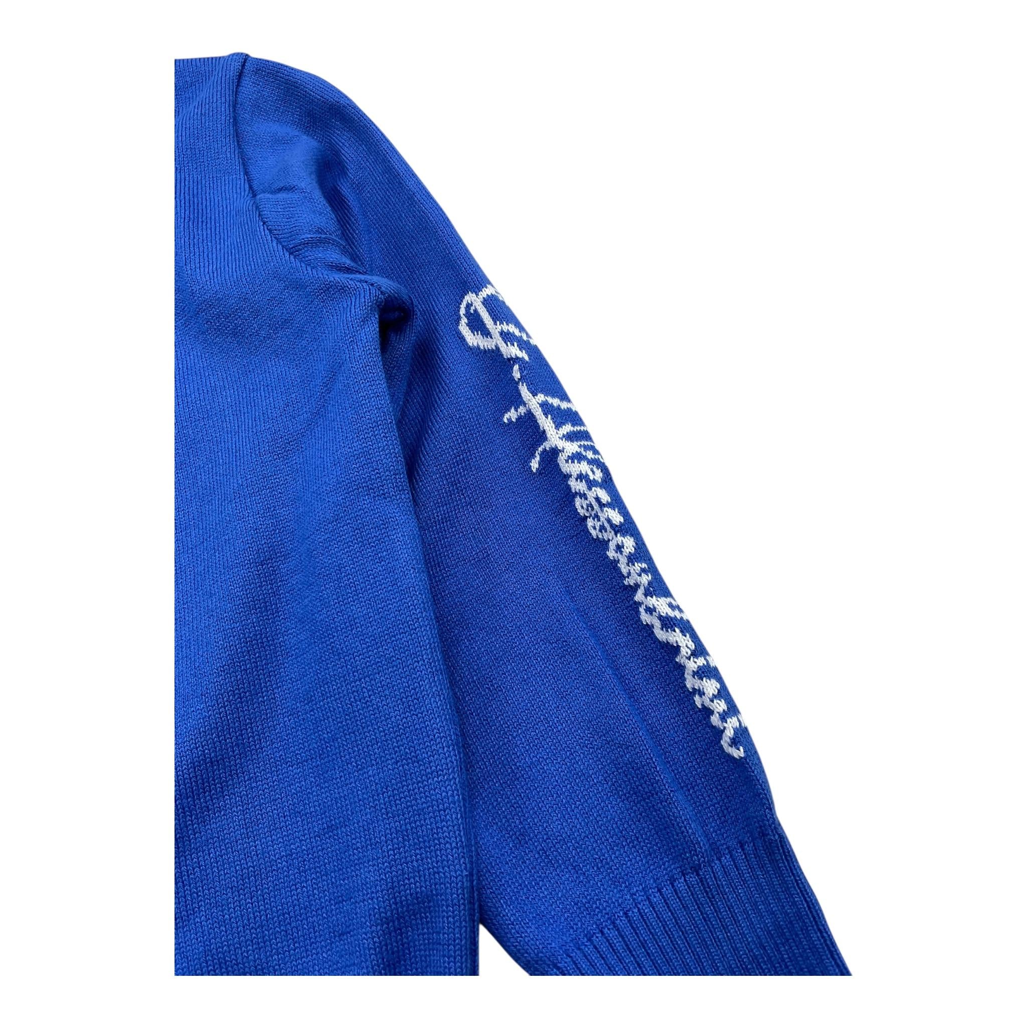 DANIELE ALESSANDRINI cardigan tinta unita con scollo a v Cobalto per Bambino 1291W00008 COBALTO DANIELE ALESSANDRINI