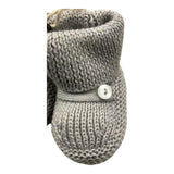 LITTLE BEAR babbucce tinta unita Grigio per Neonata 7141 GRIGIO LITTLE BEAR