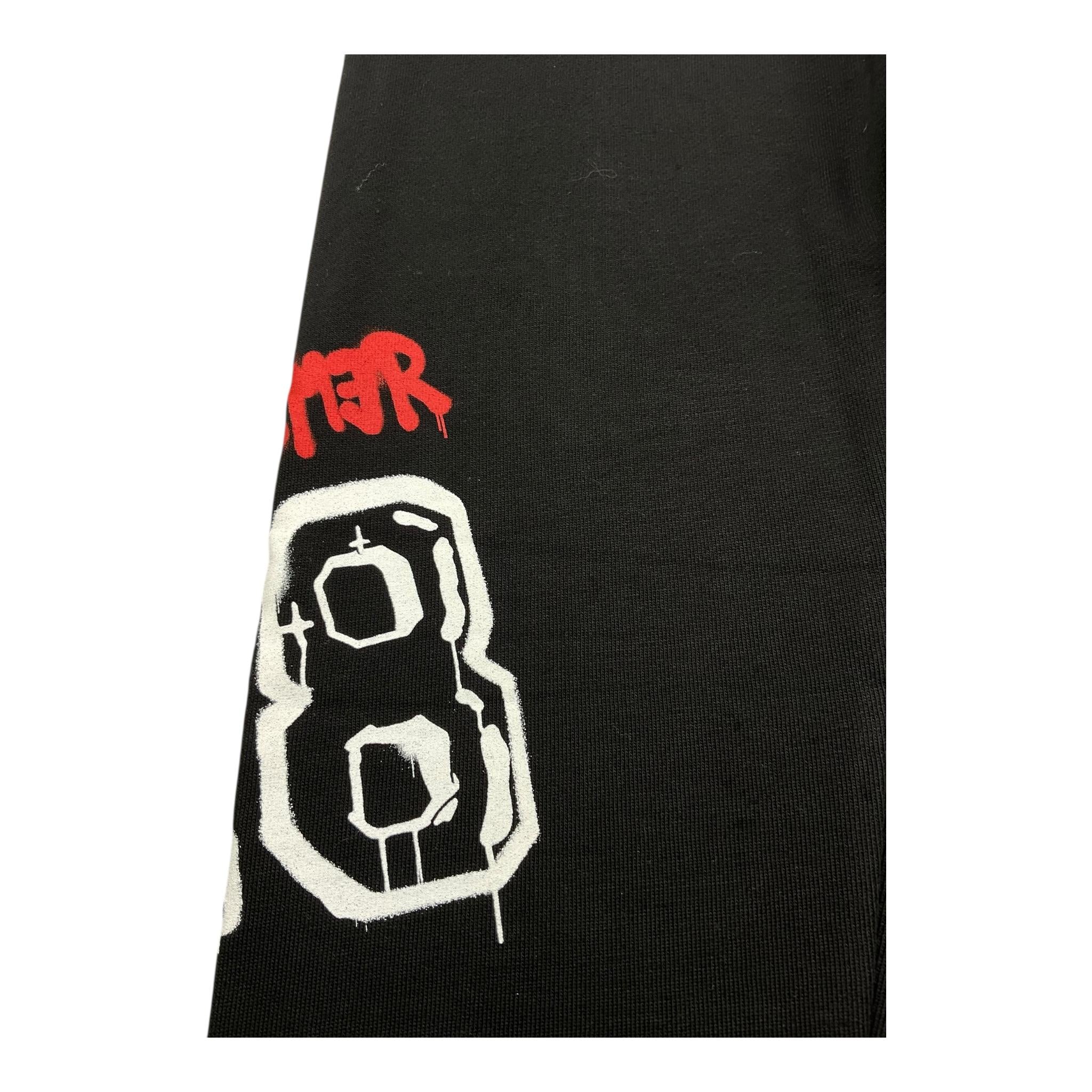 DISCLAIMER pantalone modello tuta con elastico in vita tinta unita Nero per Bambino 24IDK58238 NERO DISCLAIMER