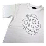 JOHN RICHMOND t-shirt girocollo tinta unita con applicazioni Bianco per Bambino RGA25133TS BIANCO JOHN RICHMOND