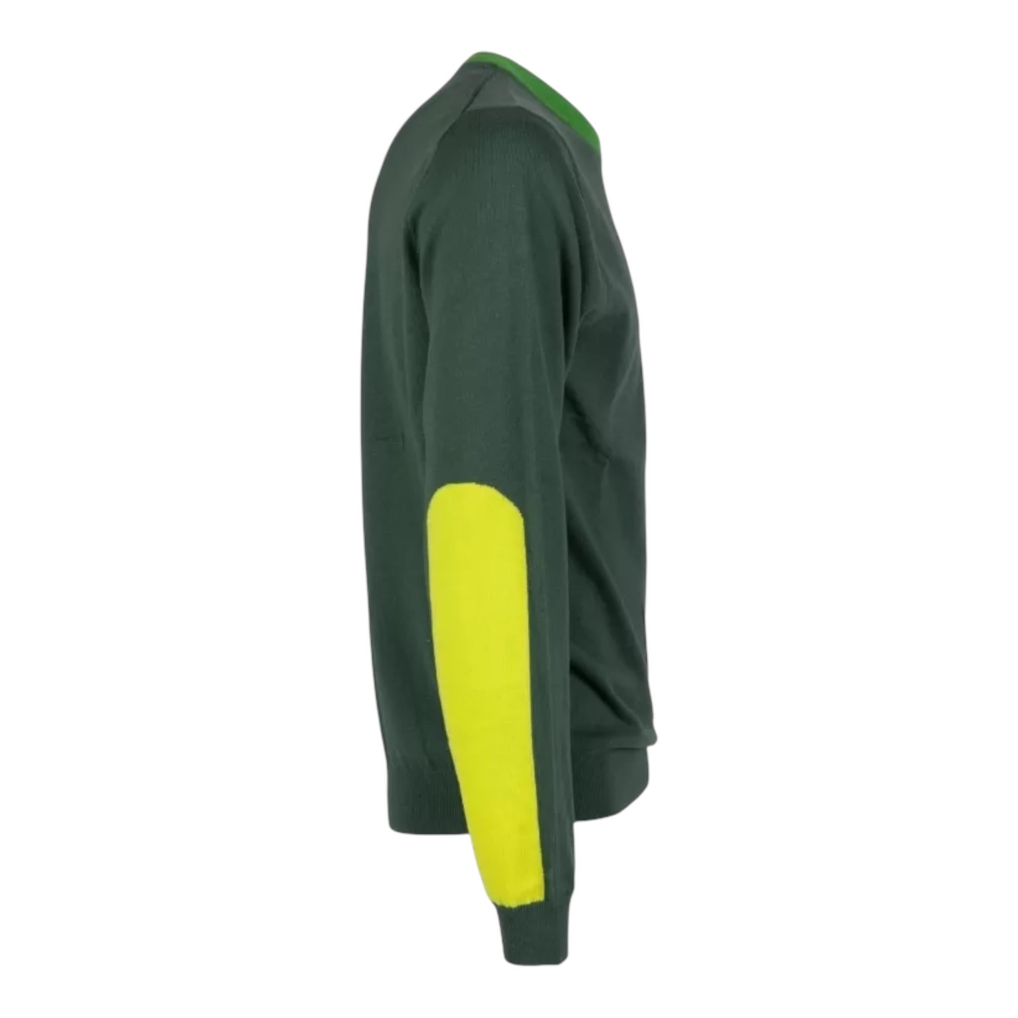SUN68 maglia girocollo tinta unita con ricamo logo Verde per Bambino K44330J VERDE SUN68