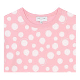 MARC JACOBS t-shirt girocollo tinta unita fantsia pois Rosa per Bambina W60219 ROSA MARC JACOBS
