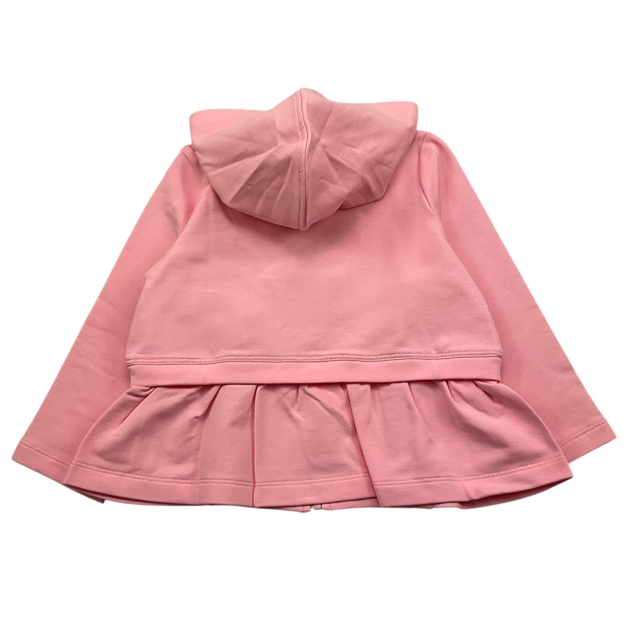 LIU JO felpa con zip e cappuccio tinta unita Rosa per Neonata KA4109 ROSA LIU JO