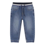 MAYORAL jeans elasticizzato tinta unita con elastico in vita Blu per Neonato 2534 BLU MAYORAL