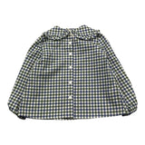 LITTLE BEAR camicia tinta unita con fantasia a quadrettini Bianco per Neonata 7225 BIANCO LITTLE BEAR