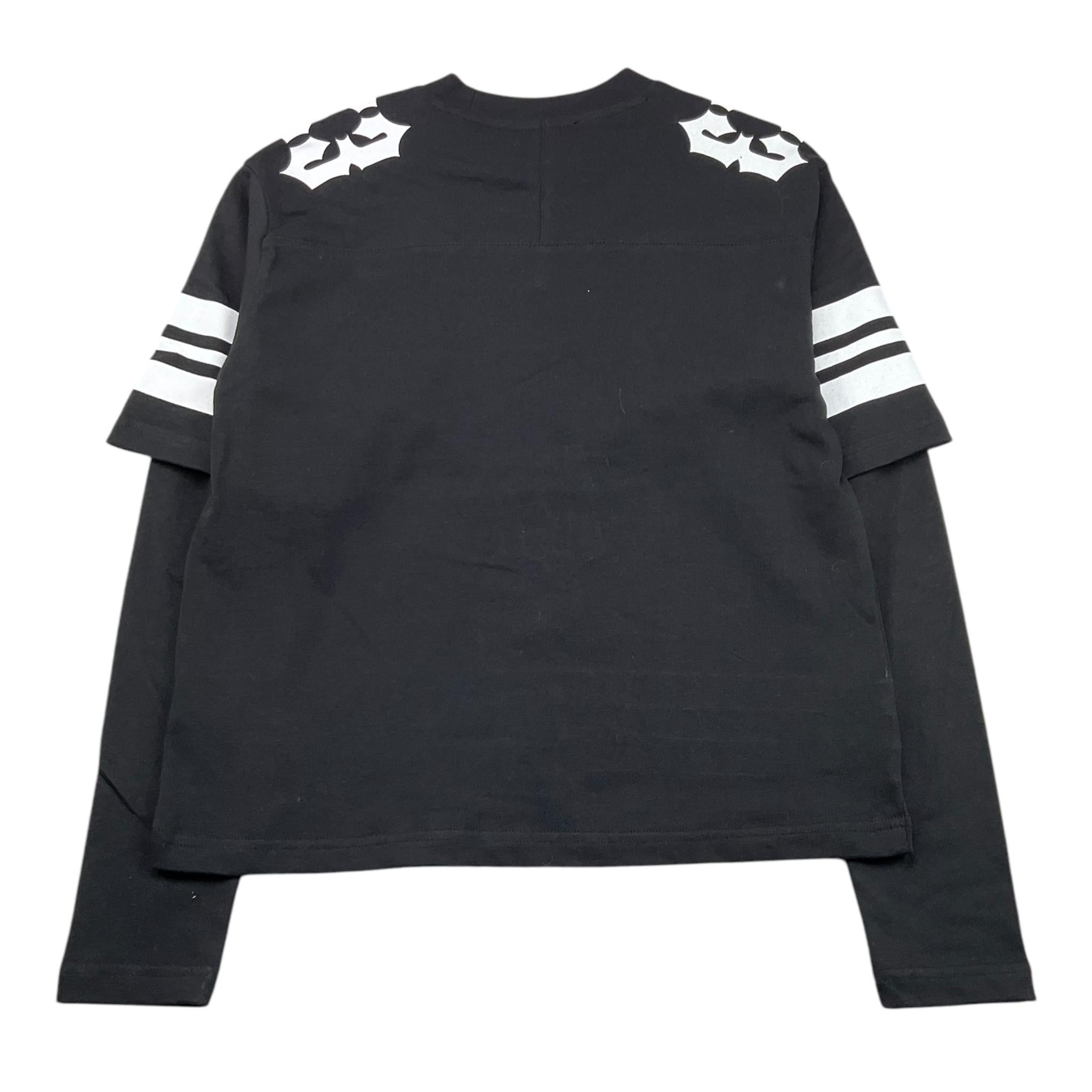 JOHN RICHMOND shirt girocollo maniche in contrasto effetto t-shirt Nero per Bambino RBA25072TS NERO JOHN RICHMOND