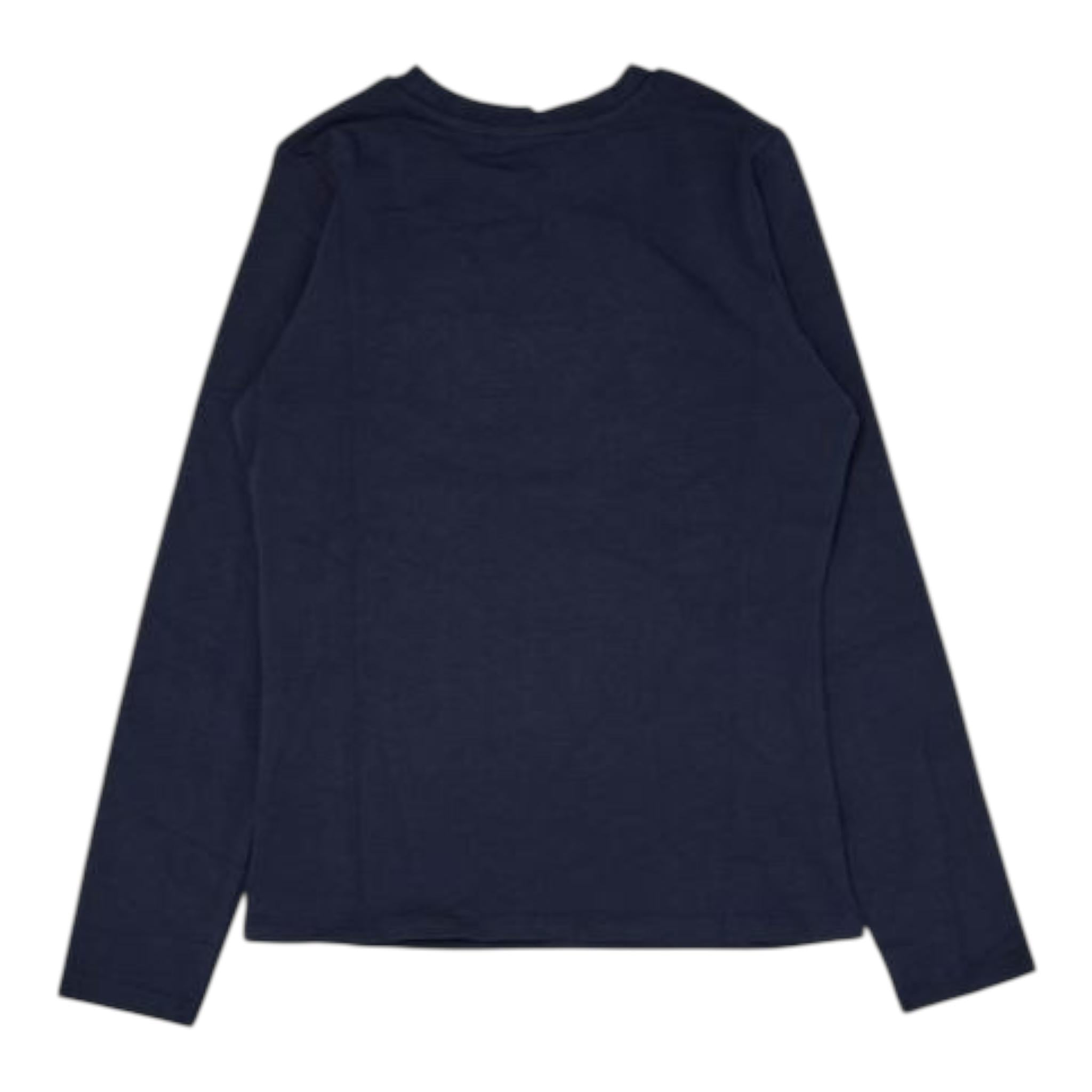 MICHAEL KORS shirt girocollo tinta unita con stampa logo Blu per Bambina R15199 BLU MICHAEL KORS