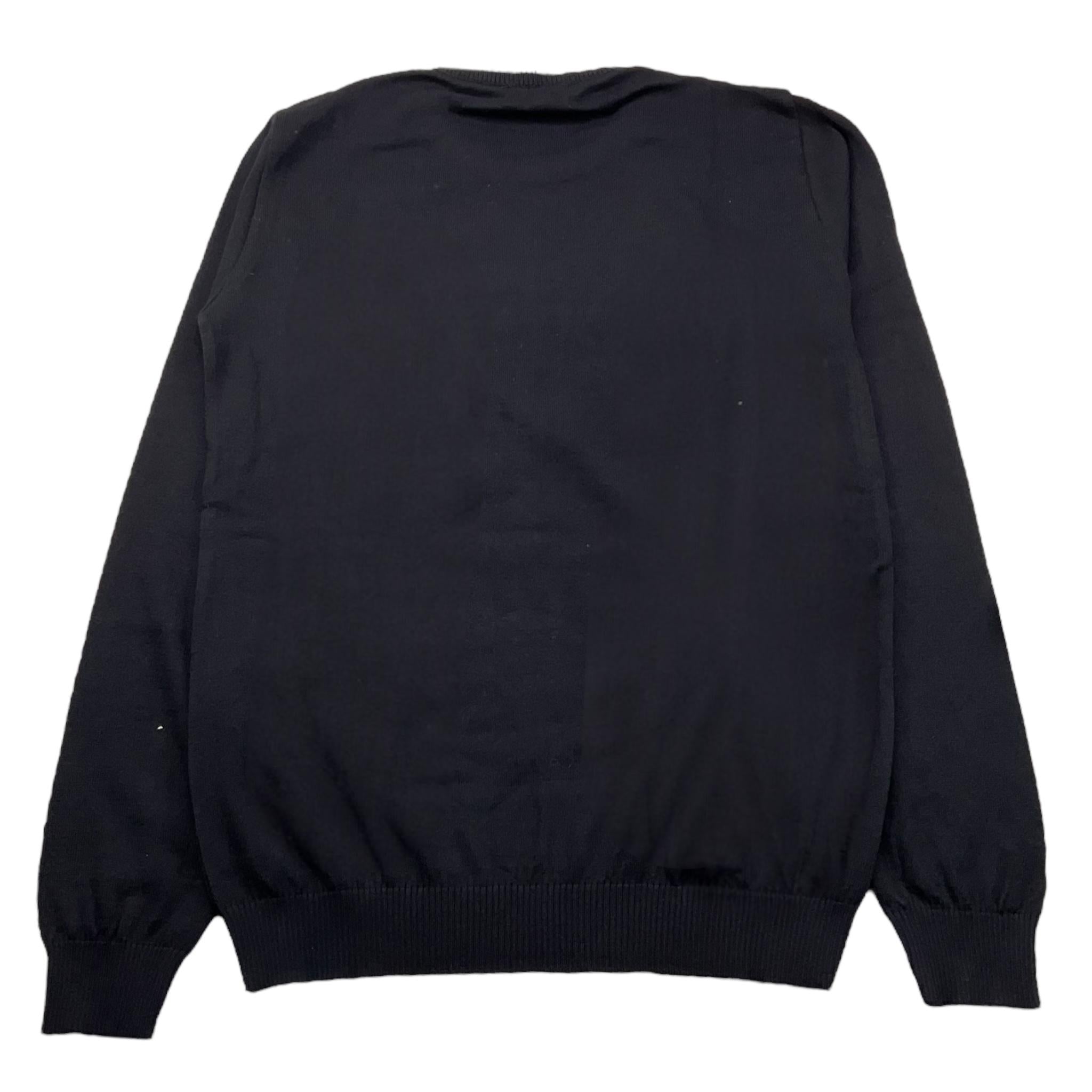 DANIELE ALESSANDRINI maglia girocollo tinta unita con stampa Nero per Bambino 1231W00049XX NERO DANIELE ALESSANDRINI