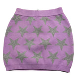 MARC ELLIS gonna in maglia tinta unita con stelle Nero per Bambina JMNSK15555J LILLA MARC ELLIS