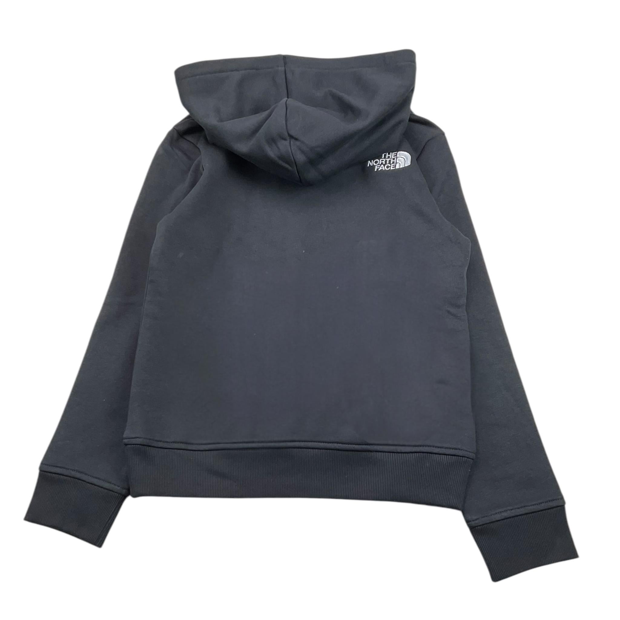 THE NORTH FACE felpa tinta unita con cappuccio e stampa Nero per Bambina NF0A89HHJK3 NERO THE NORTH FACE