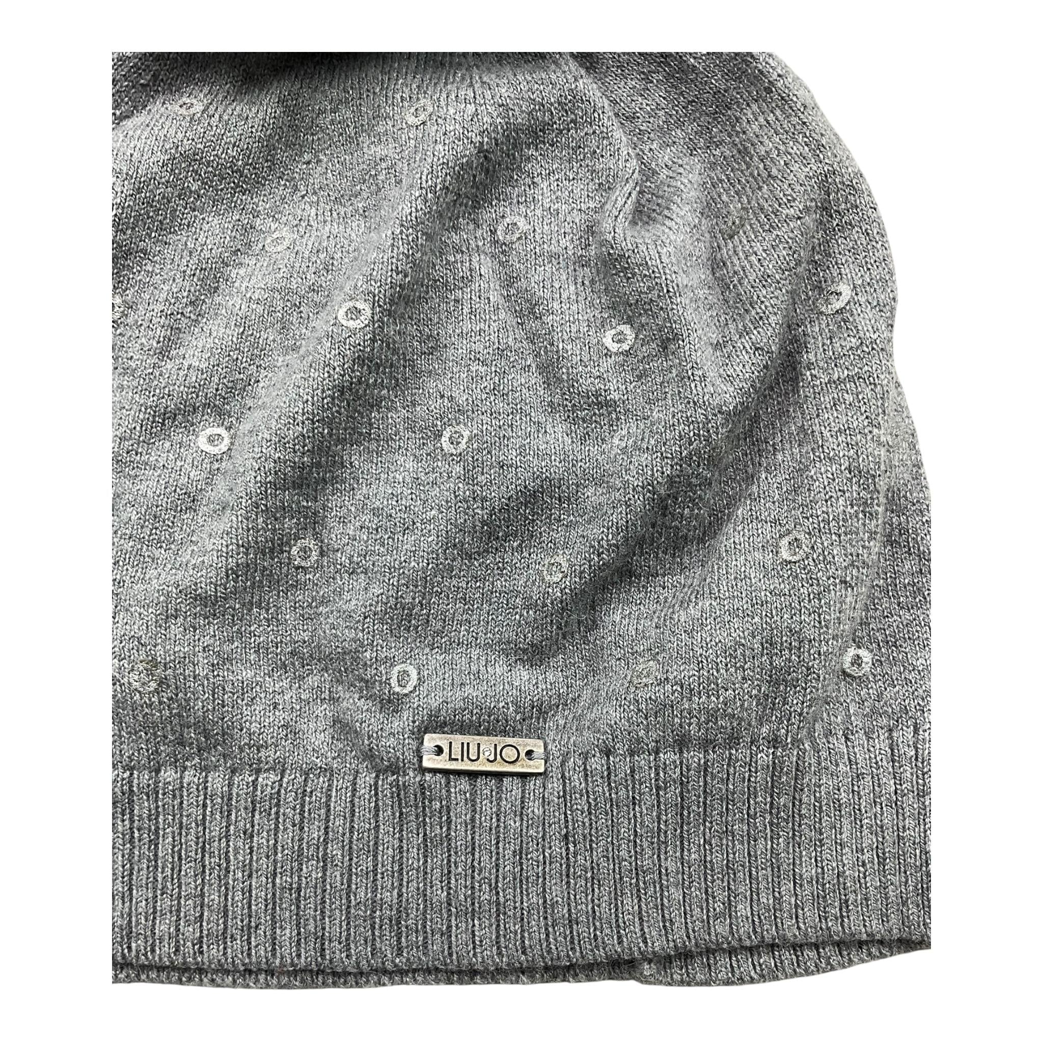 TWINSET cappello tinta unita con pon pon Grigio per Bambina K63039 GRIGIO TWINSET