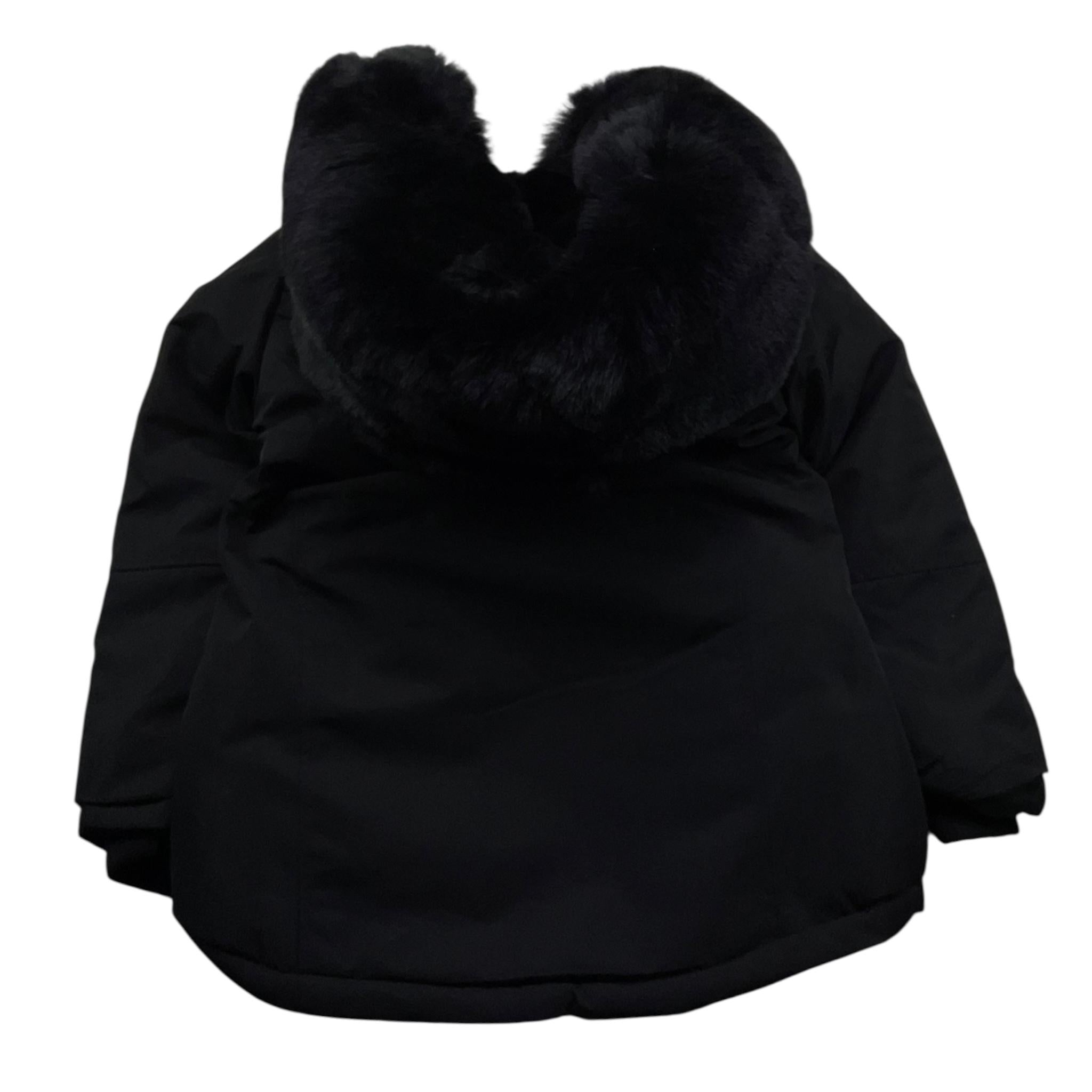 MISS IMAGE giubbino tinta unita con cappuccio Nero per Bambina LF0998 NERO MISS IMAGE