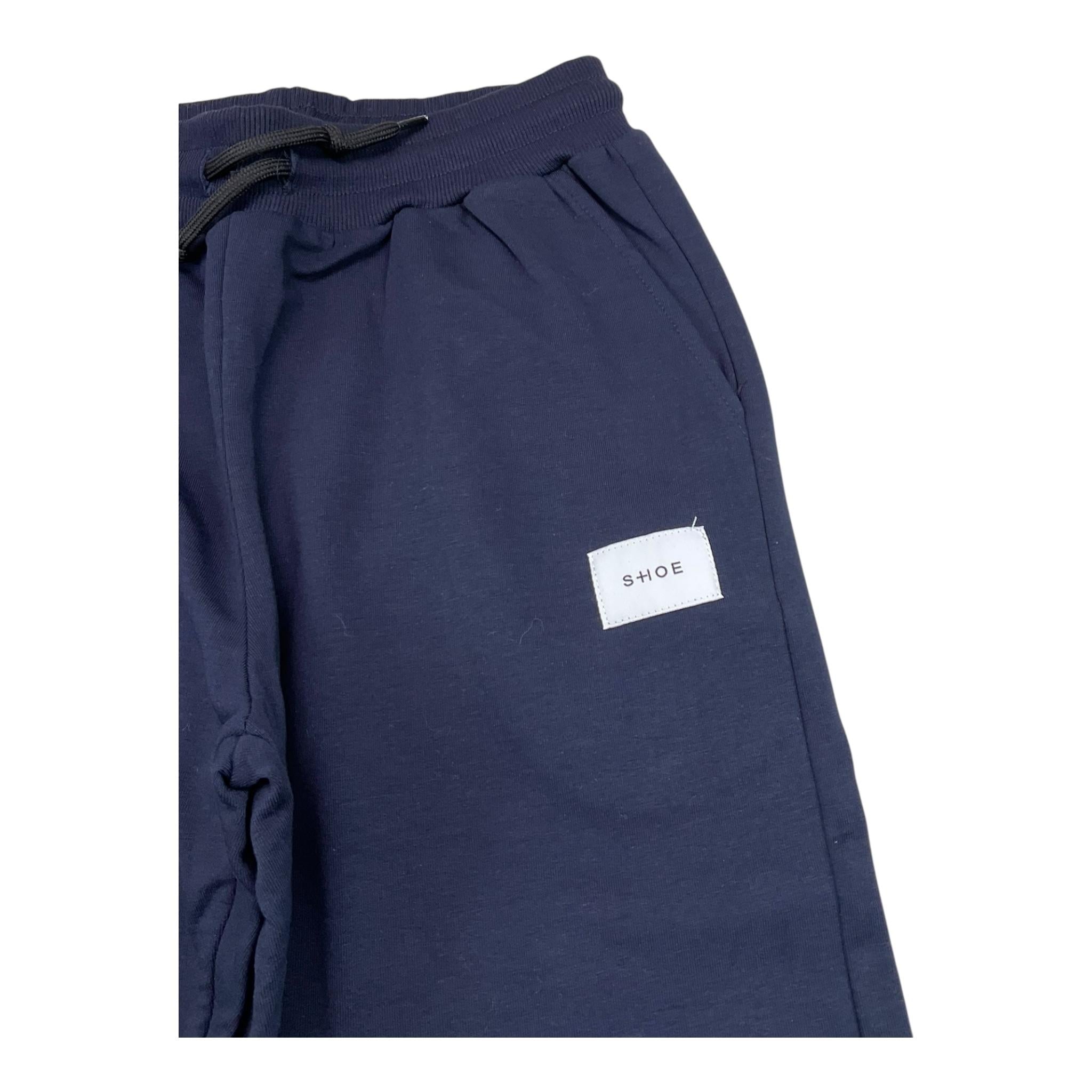 SHOE pantalone tuta tinta unita con stampa in contrasto Blu per Bambino PACEY2300 BLU SHOE