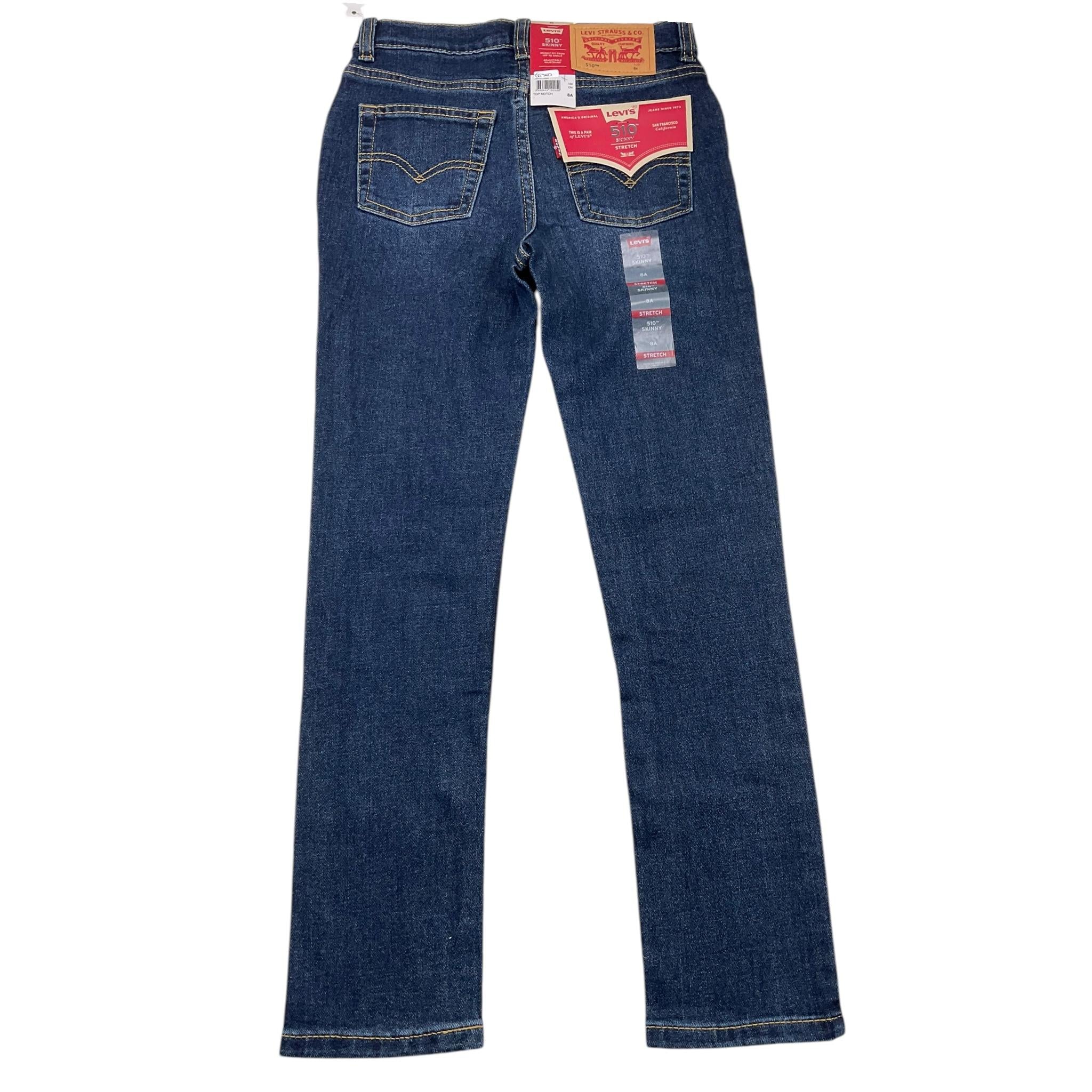 LEVIS jeans tinta unita con girovita regolabile Blu per Bambino 9EK277 BLU LEVIS