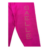 GAELLE pantalone tinta unita in maglia Fuxia per Bambina 2741PW0934 FUXIA GAELLE