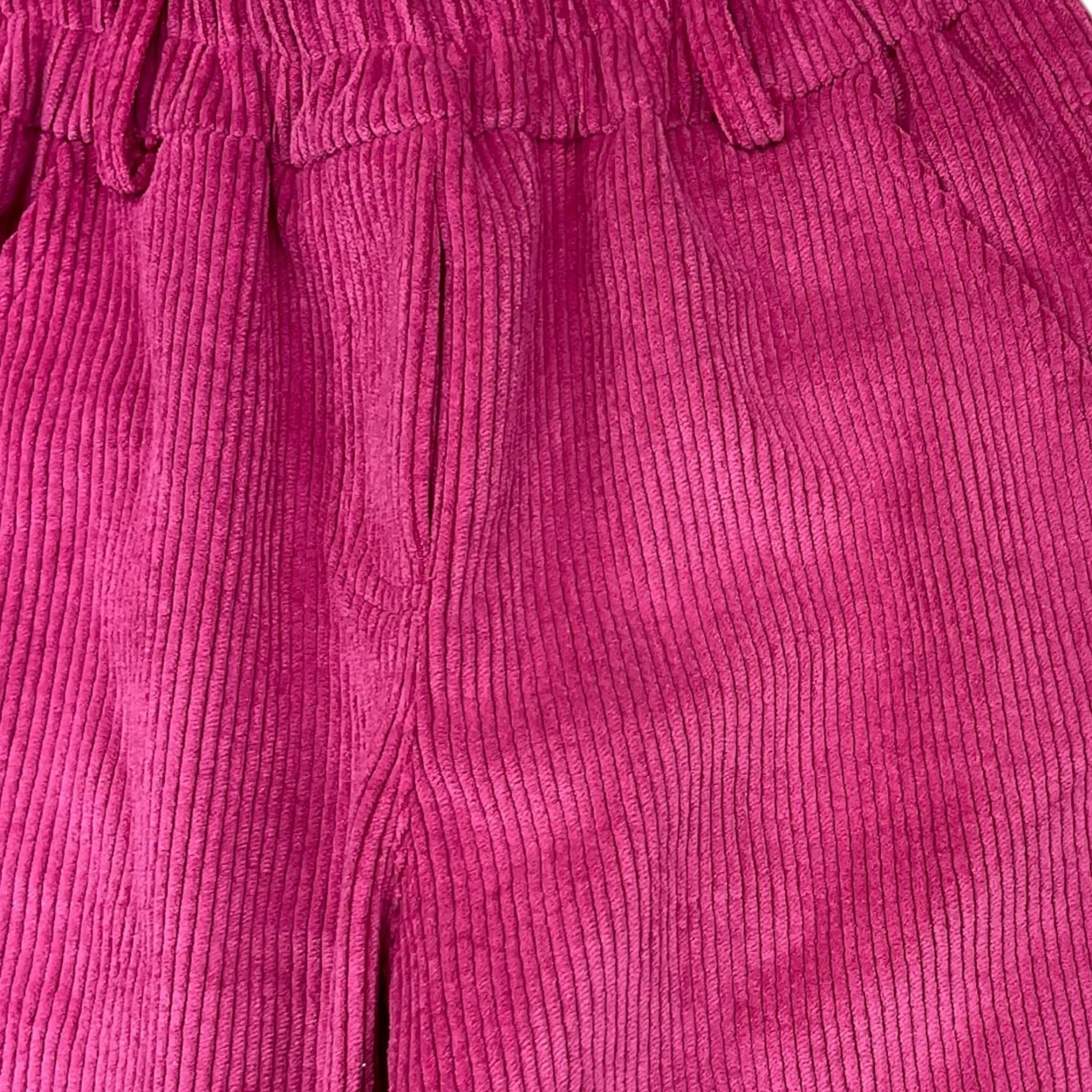 M+E' pantalone a costine tinta unita Fuxia per Neonata UE1156 FUXIA M+E'