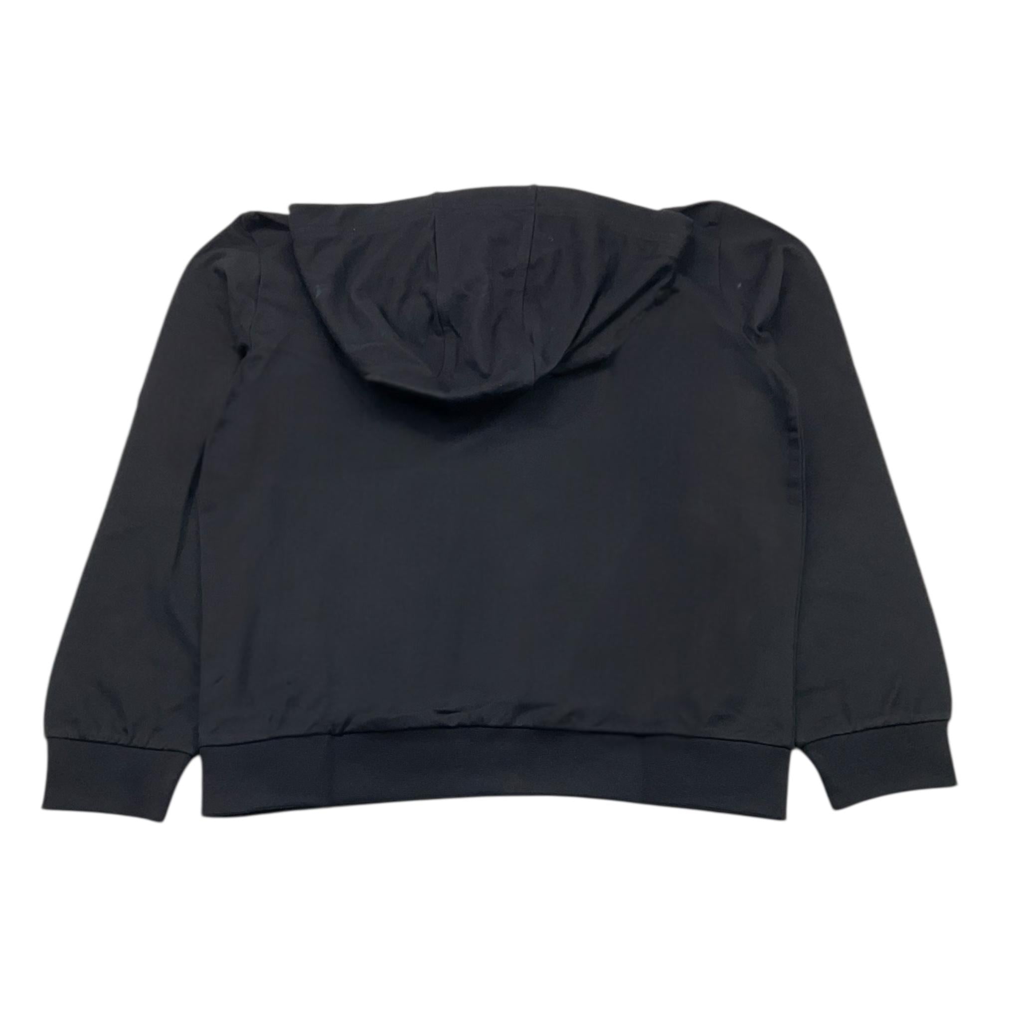 EMPORIO ARMANI felpa tinta unita con cappuccio e stampa Nero per Bambino 3DBM63 NERO EMPORIO ARMANI