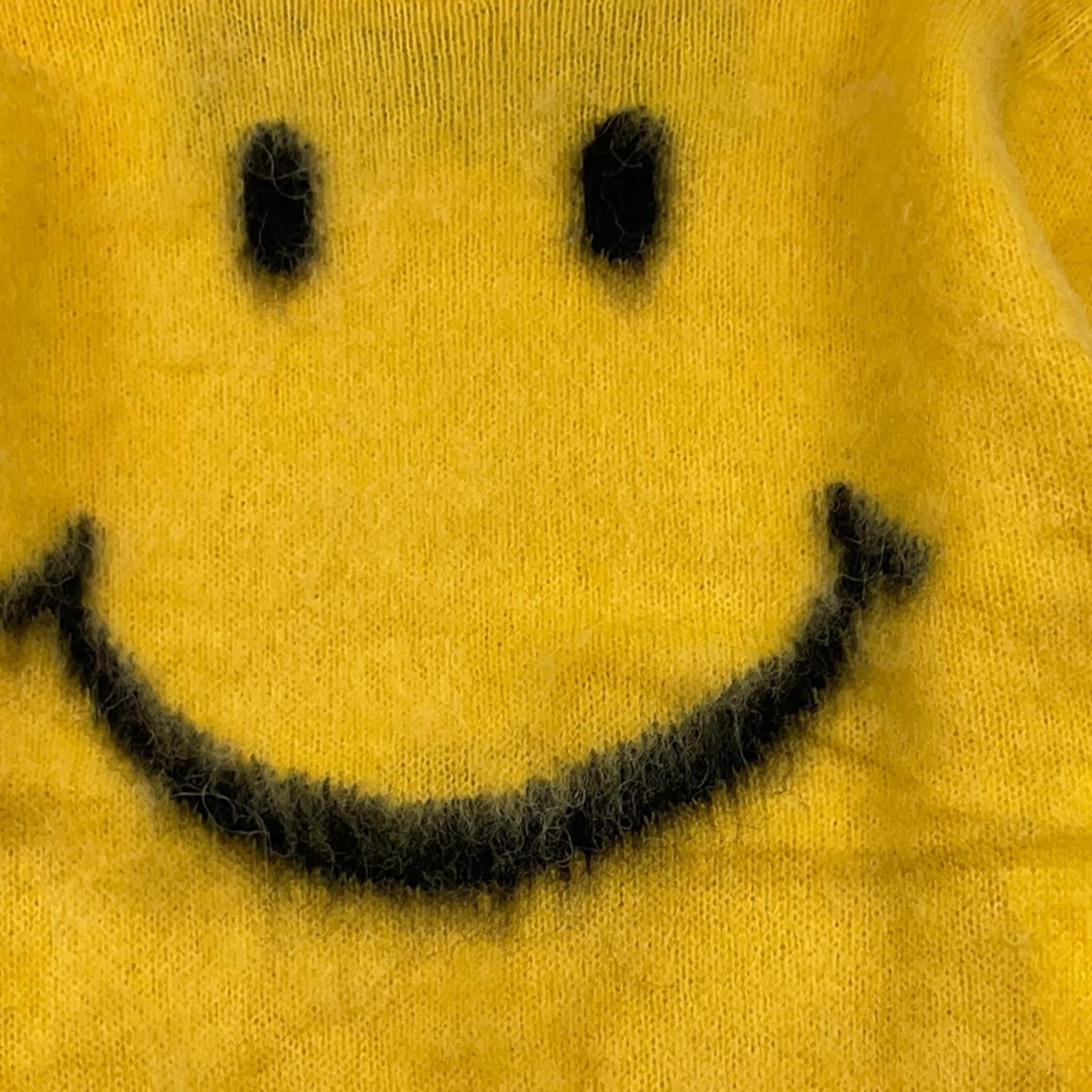 MOSCHINO maglia girocollo tinta unita con stampa Giallo per Bambino HDW02B GIALLO MOSCHINO