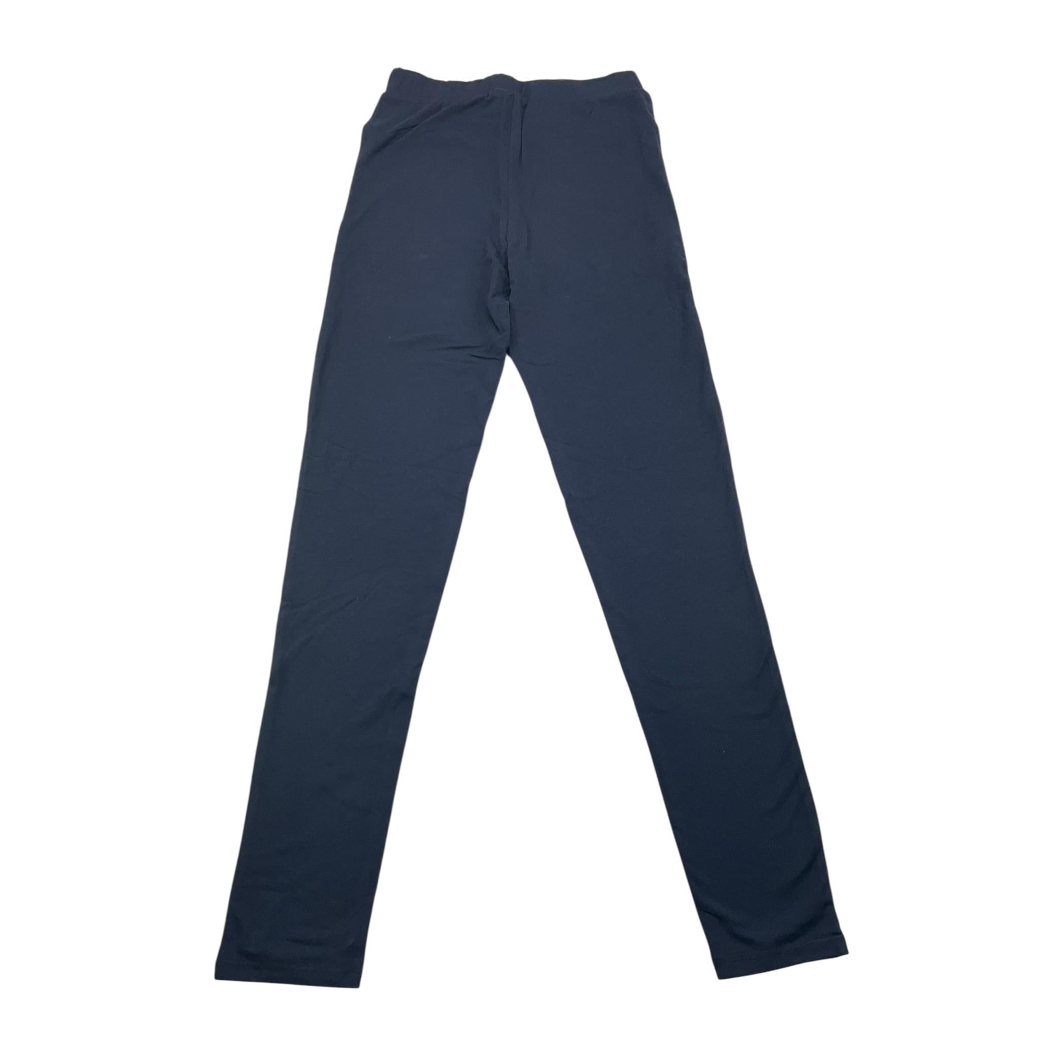 U.S. POLO ASSN leggins tinta unita con logo Blu per Bambina 61566636 BLU U.S. POLO ASSN