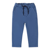 SARABANDA pantalone tinta unita con elastico in vita Blu per Bambino 0A161 BLU SARABANDA