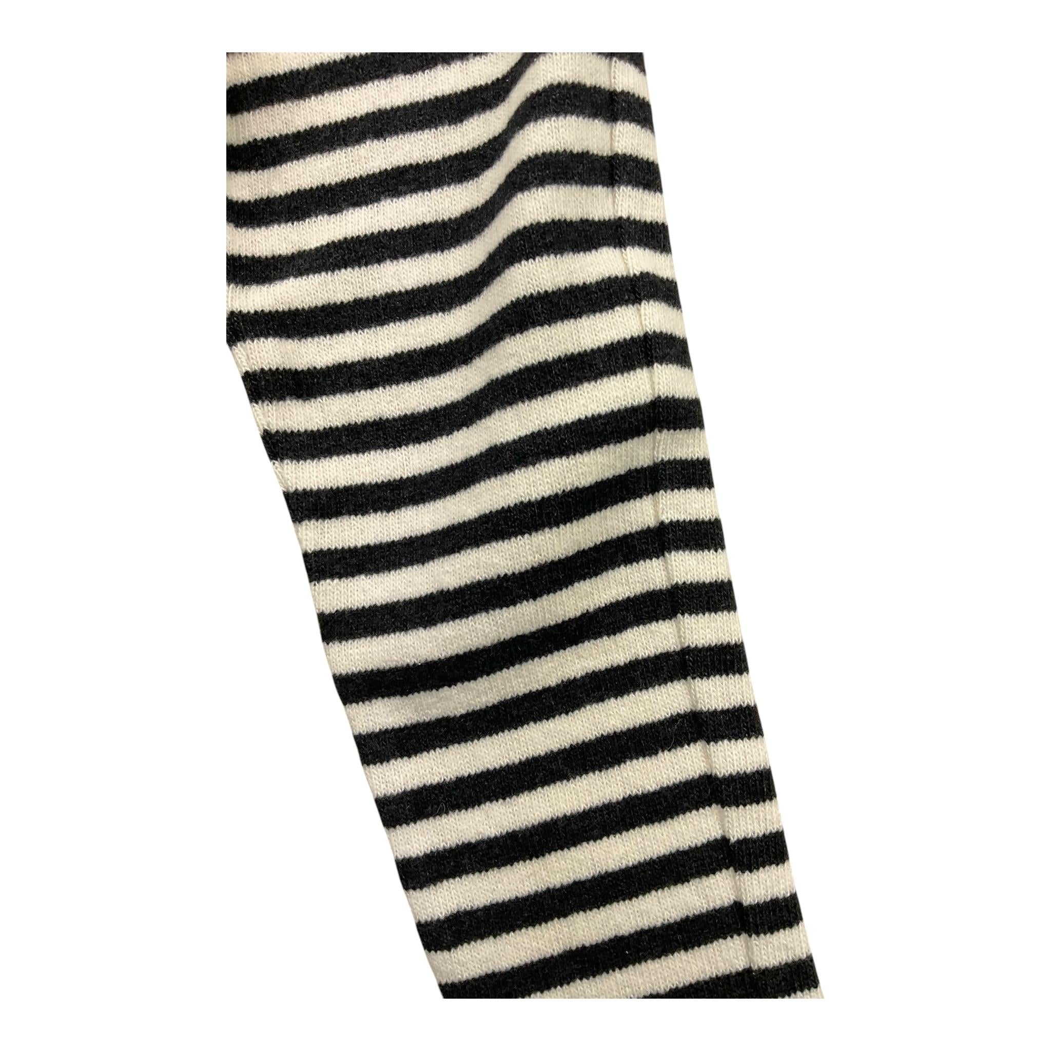 ZHOE & TOBIAH leggins bicolore con fantasia a righe Bianco/nero per Neonata KTT26N BIANCO/NERO ZHOE & TOBIAH