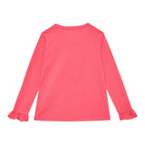 GUESS shirt girocollo tinta unita con stampa in contrasto  Rosa per Neonata K4BI11J1314X ROSA GUESS