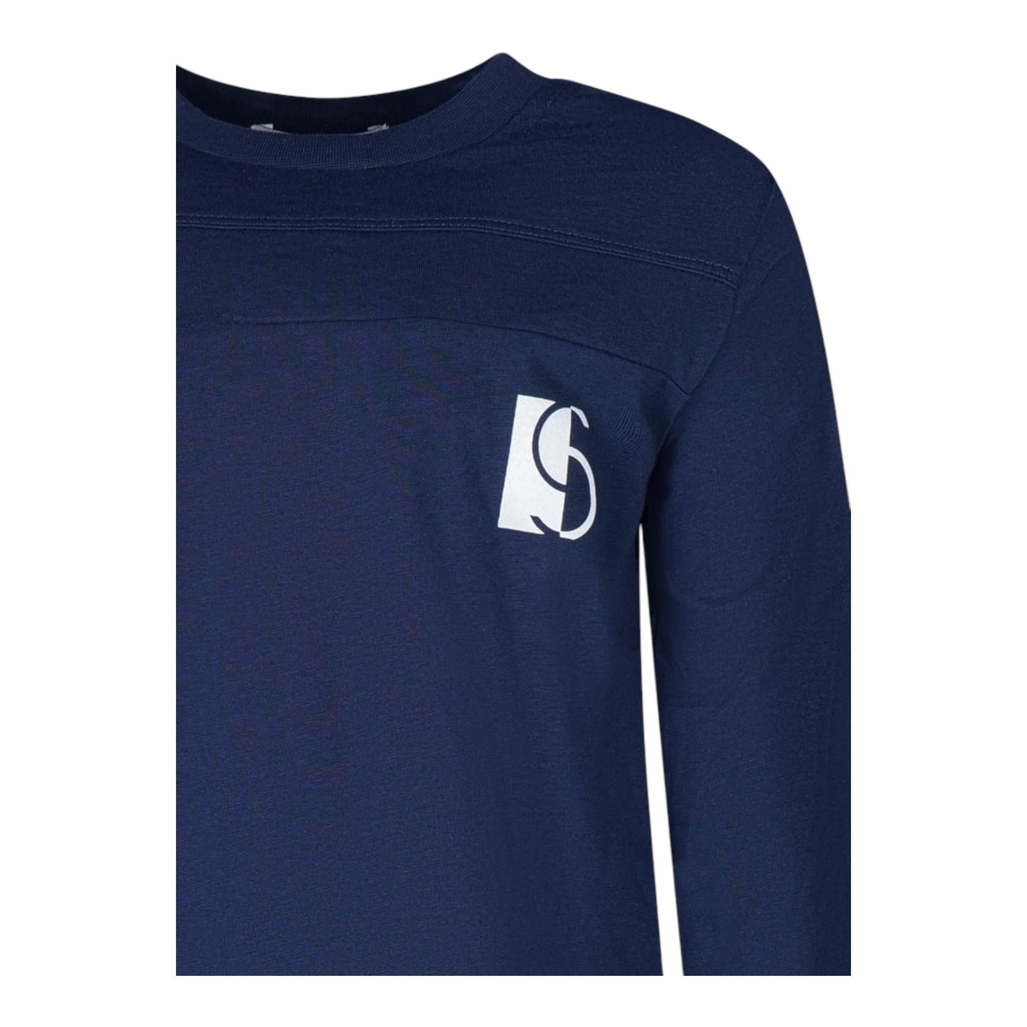 SIVIGLIA shirt girocollo tinta unita con stampa Blu per Bambino SVBTS00711 BLU SIVIGLIA