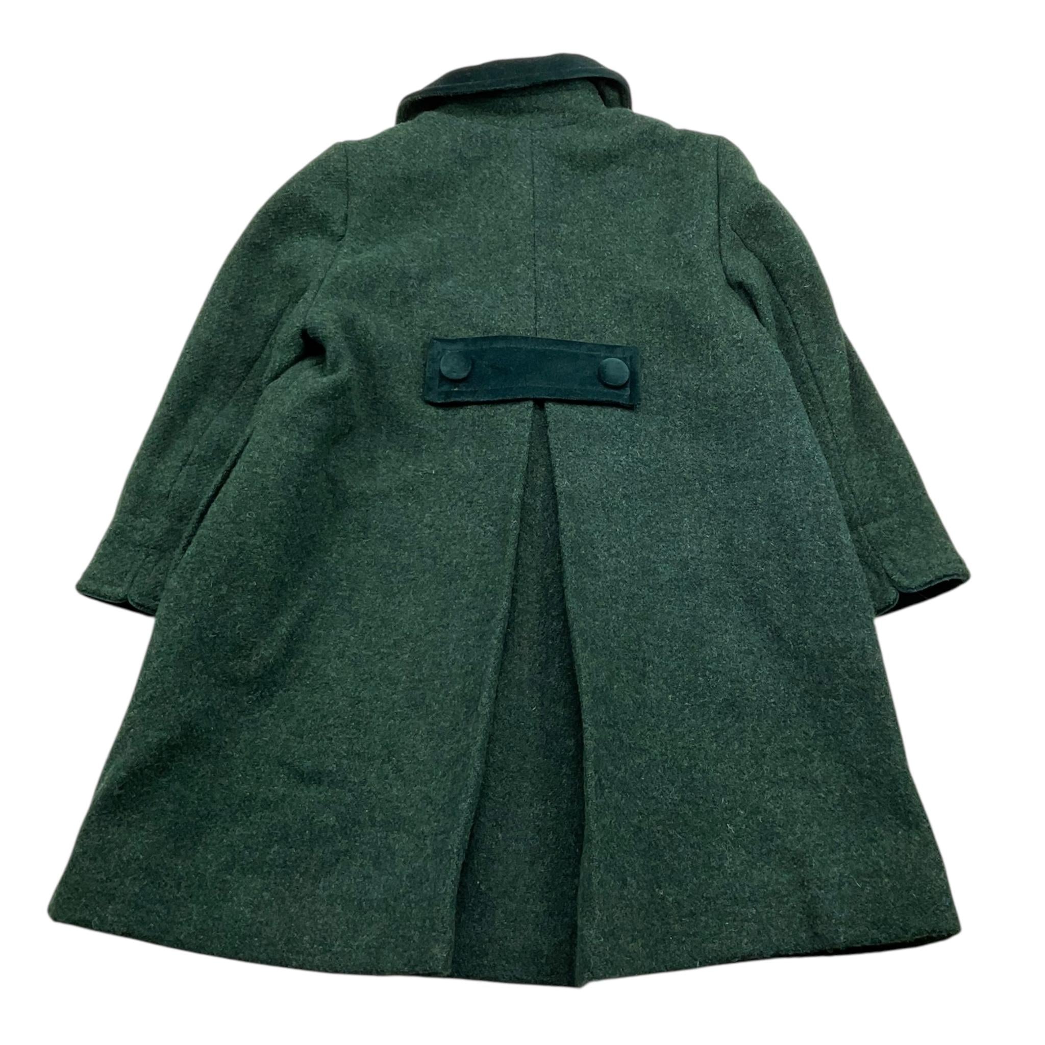 PAIO CRIPPA cappotto tinta unita con colletto Verde per Neonata LIVORNO VERDE PAIO CRIPPA
