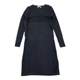 LU LU BY MISS GRANT set abito girmanica-coprispalle tinta unita Nero per Bambina LL3110 NERO LU LU BY MISS GRANT