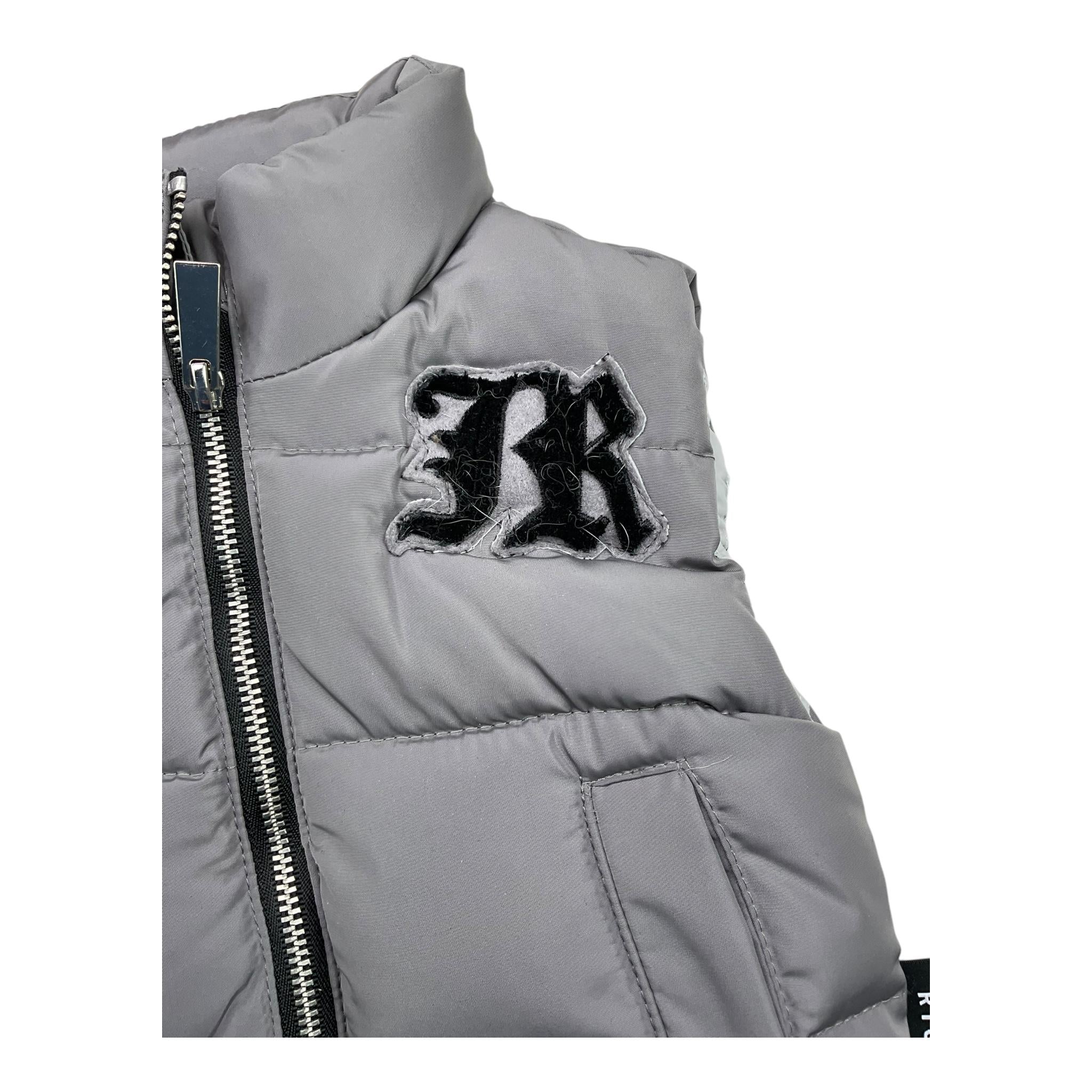 JOHN RICHMOND giubbino modello smanicato tinta unita con logo Grigio per Neonato RIA25008GT GRIGIO JOHN RICHMOND