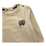 MANUEL RITZ felpa chiusa tinta unita girocollo Beige per Neonato MR2821 BEIGE MANUEL RITZ