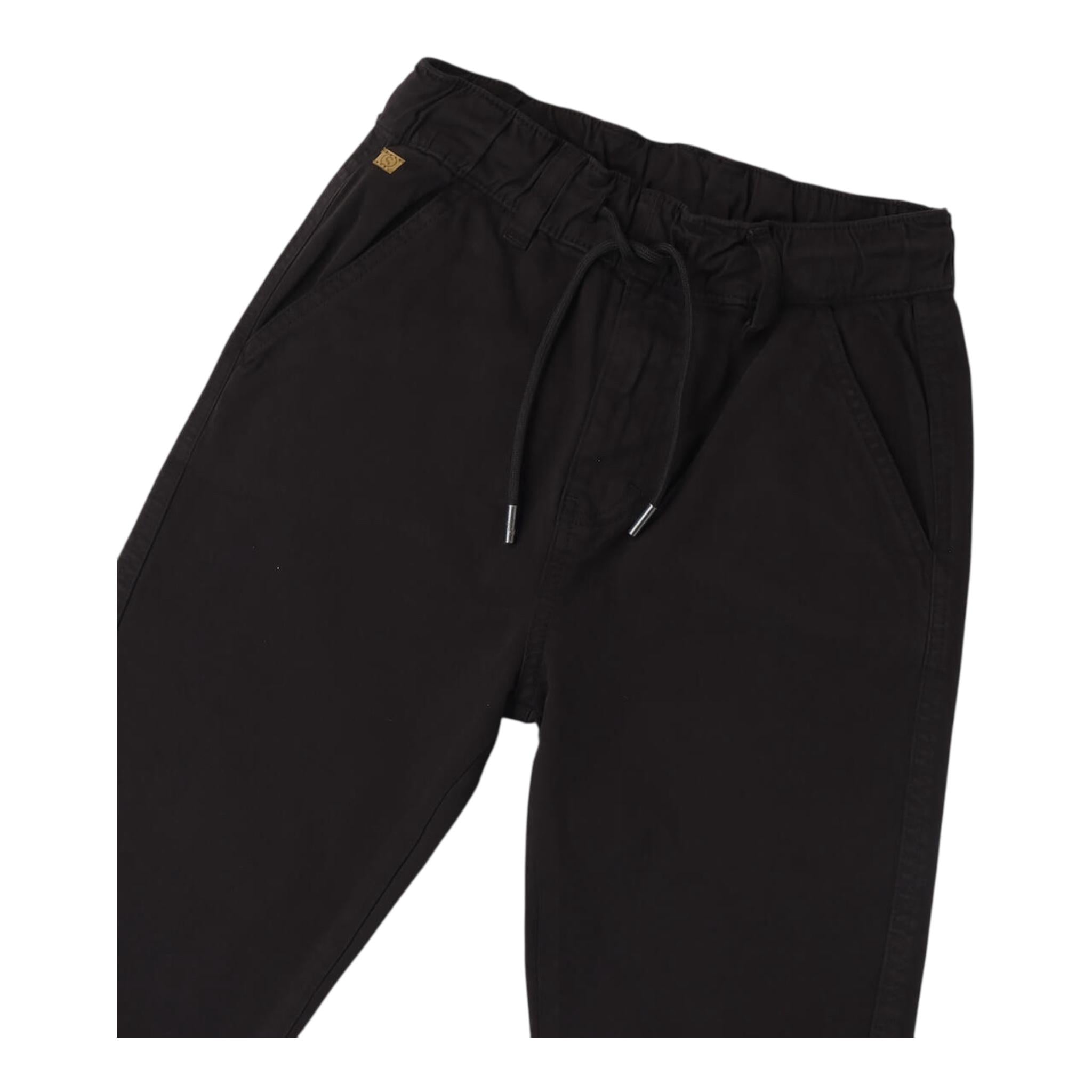 SARABANDA pantalone tinta unita con elastico in vita Nero per Bambino 0533 NERO SARABANDA