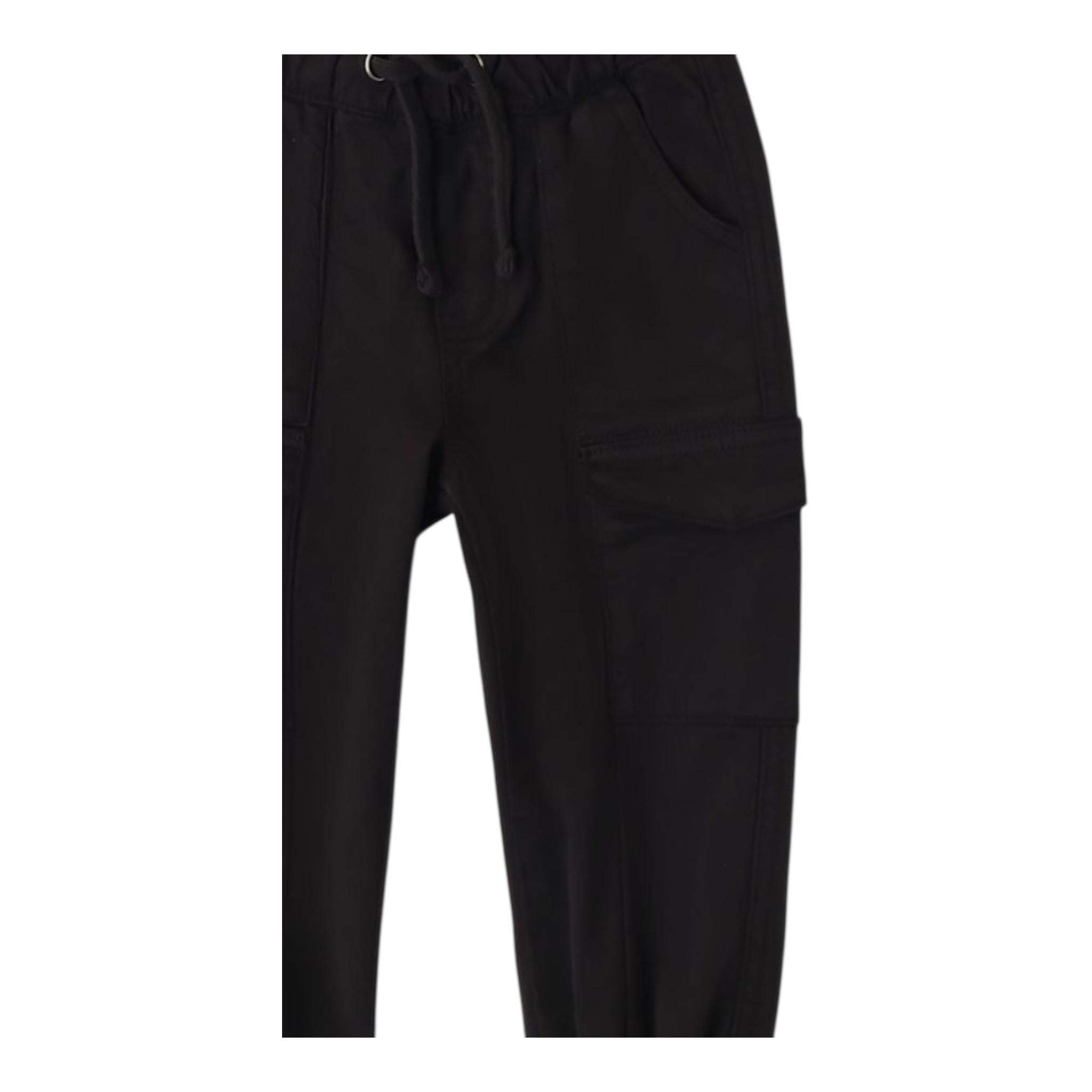 SARABANDA pantalone tinta unita con elastico in vita Nero per Bambino 0A044 NERO SARABANDA