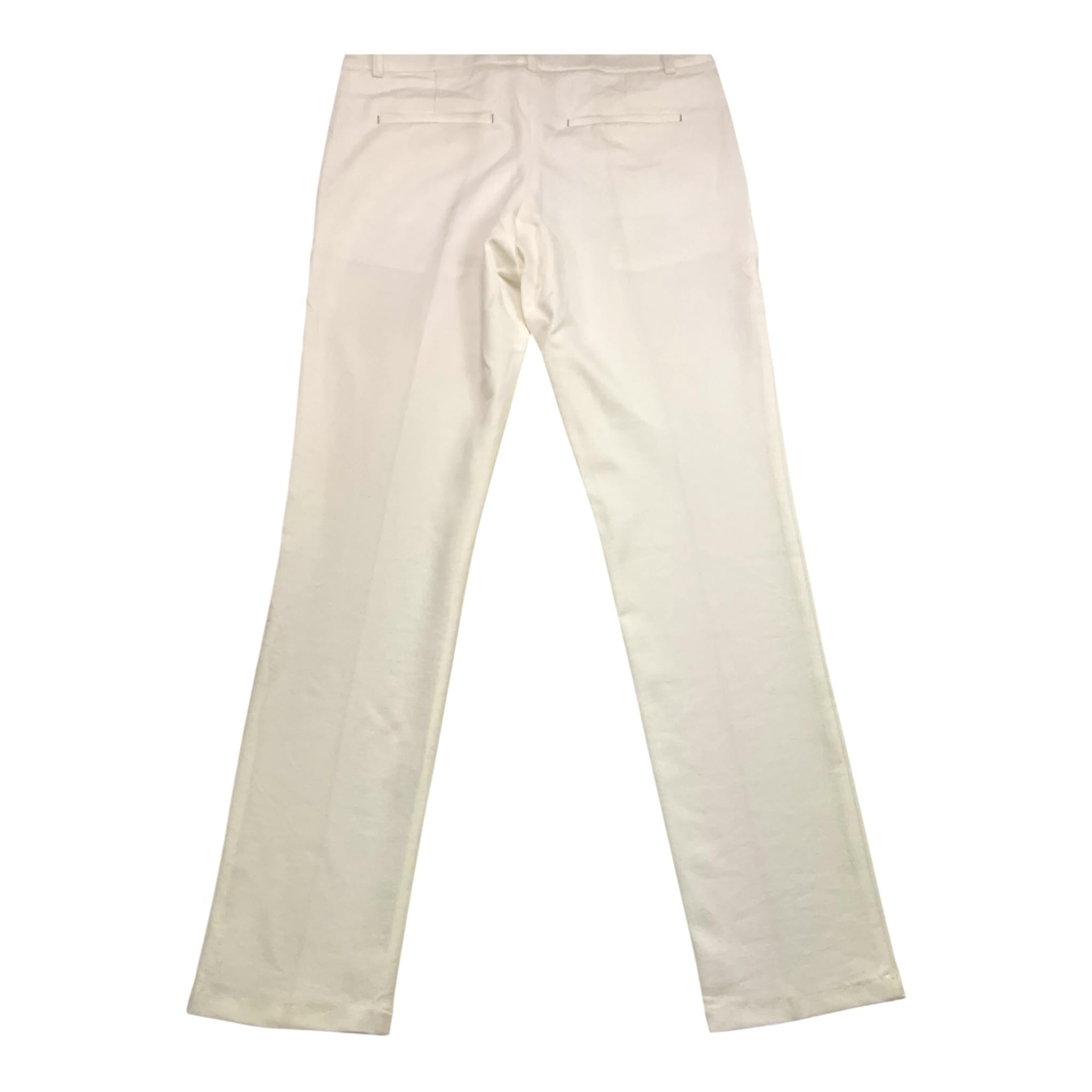 EMANUEL PRIS pantalone tinta unita con girovita regolabile Bianco per Bambino MPT6067R BIANCO EMANUEL PRIS