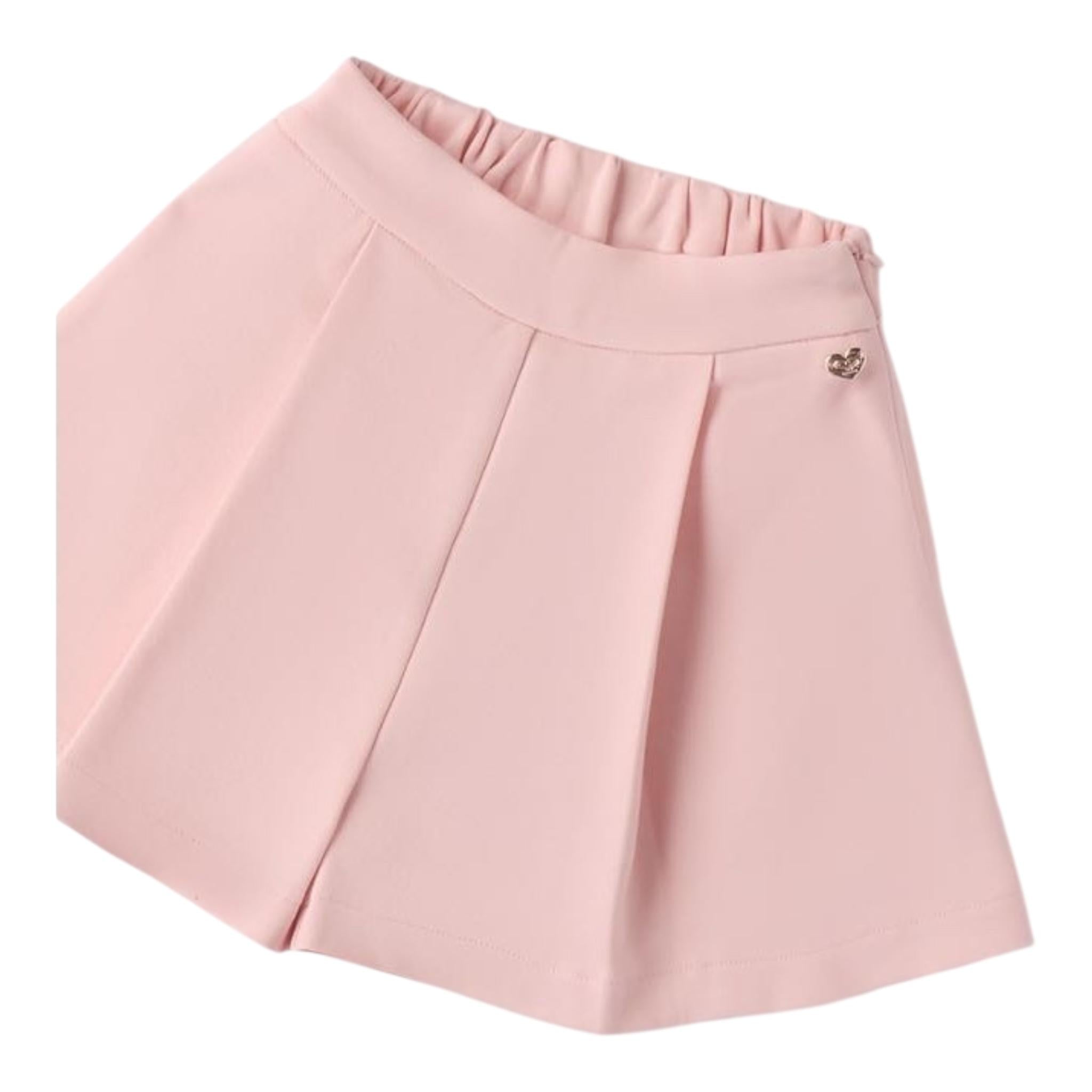 SARABANDA short tinta unita con elastico in vita Rosa per Neonata 0A256 ROSA SARABANDA