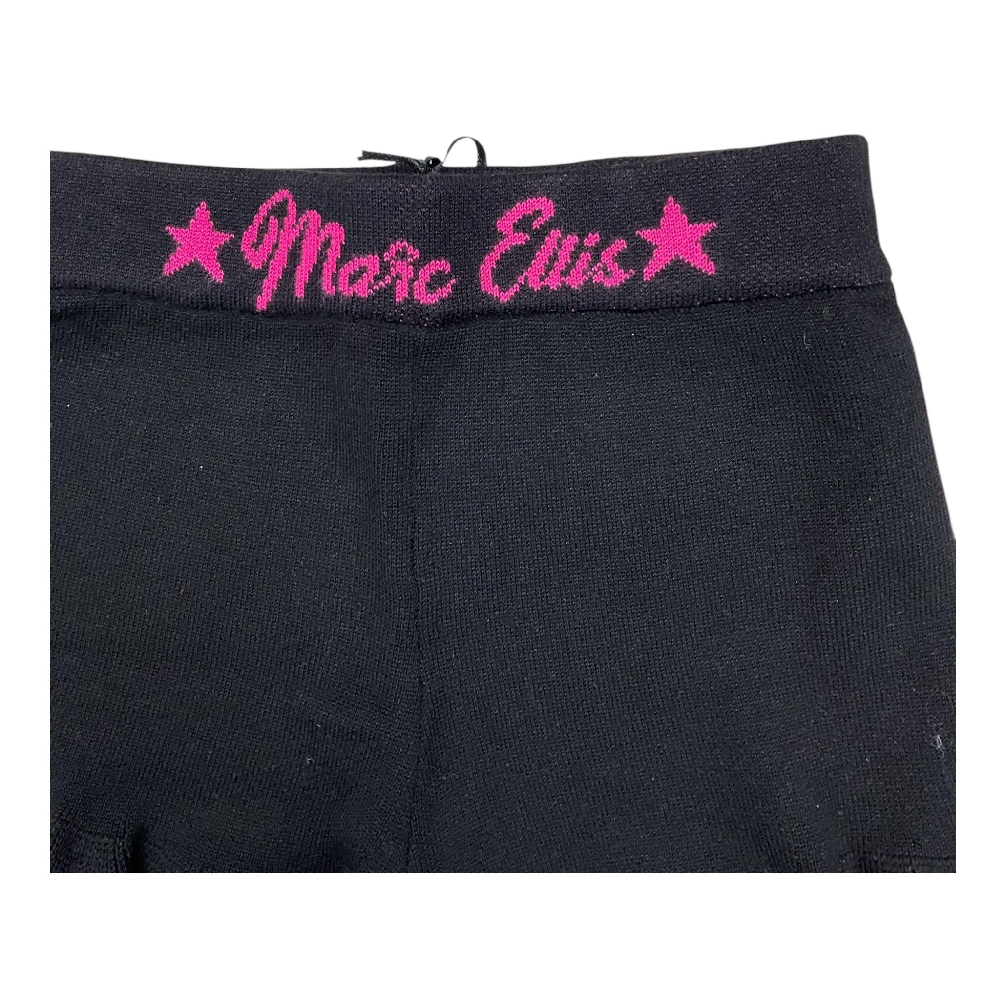 MARC ELLIS short tinta unita con stampa e elastico in vita Nero per Bambina JMNSO00181 NERO MARC ELLIS