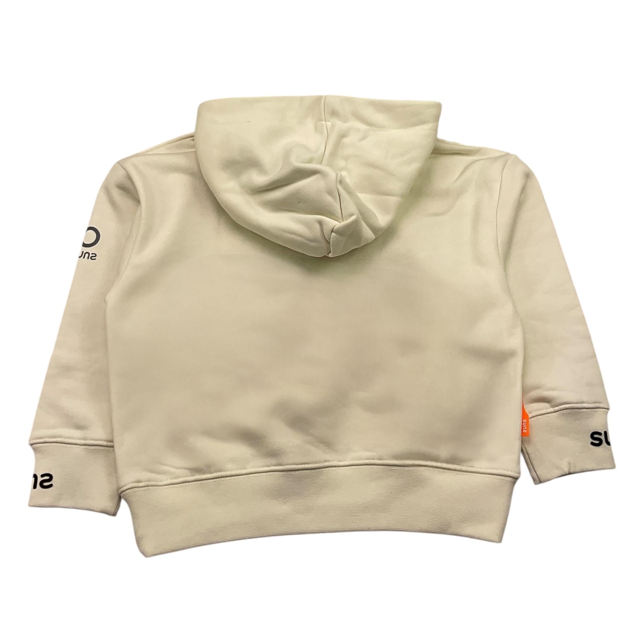 SUNS felpa chiusa con cappuccio tinta unita Panna per Bambino MFS5310U PANNA SUNS