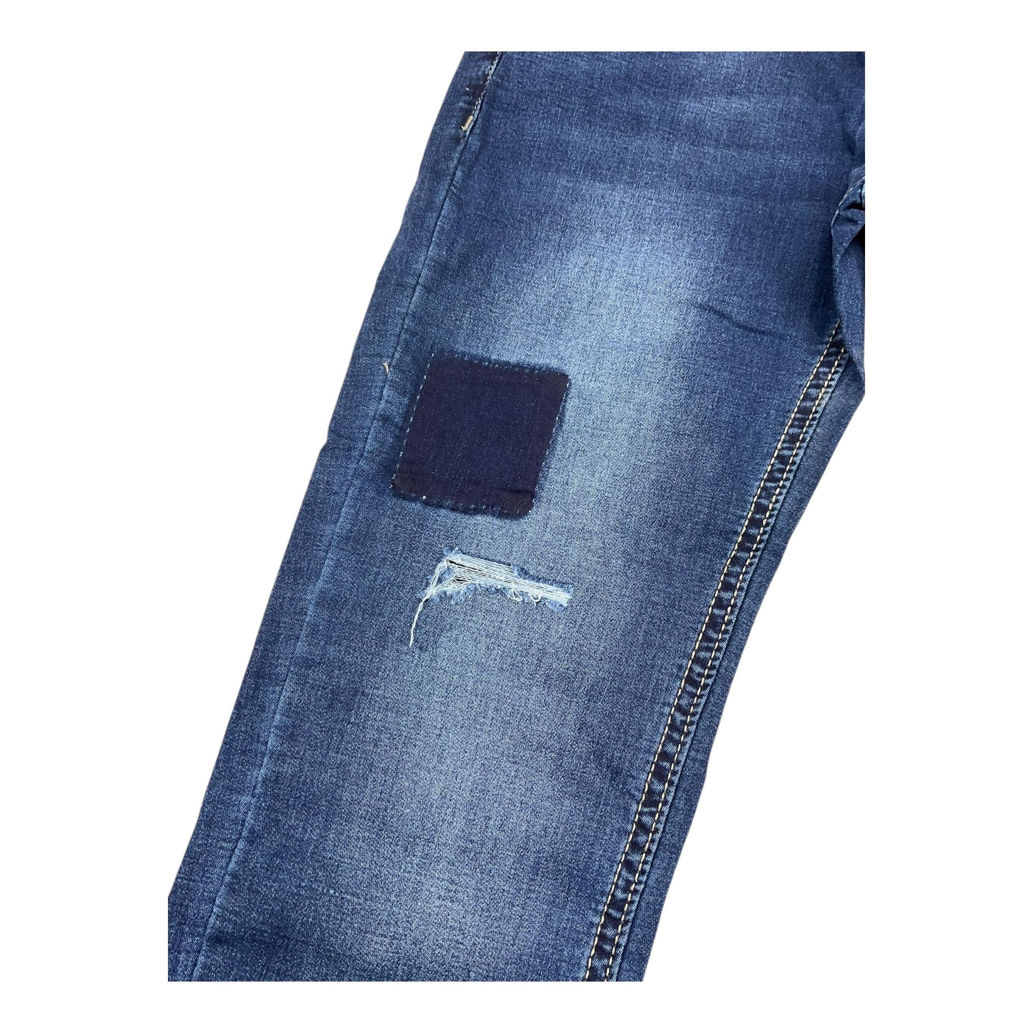 YOURS jeans tinta unita con strappi Blu per Bambino BY15088 BLU YOURS