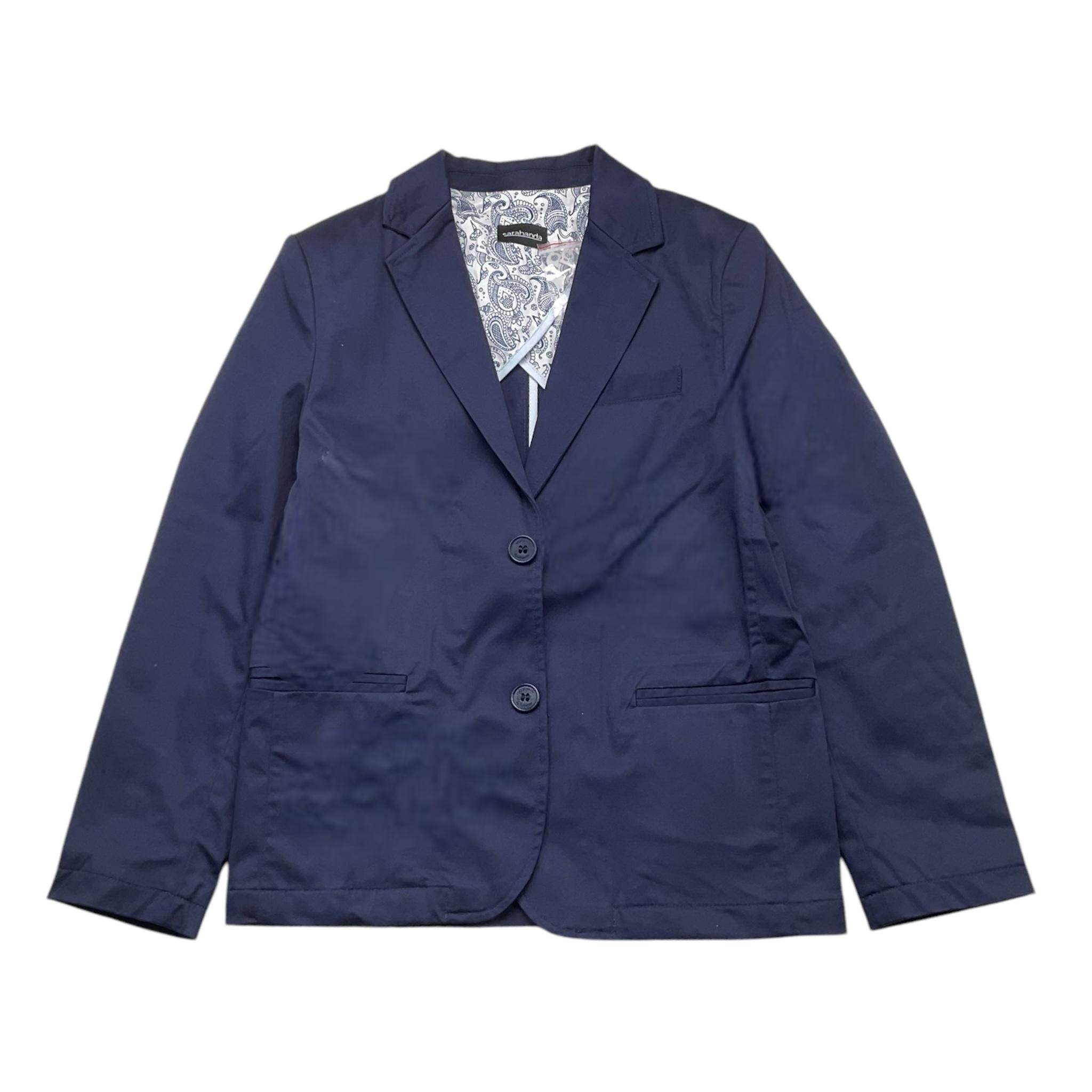 Sarabanda Giacca Tinta Unita Con Bottoni Blu Per Bambino 86200 BLU SARABANDA