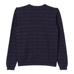 GUCCI maglia girocollo tinta unita con loghi Blu per Bambino 785472 BLU GUCCI