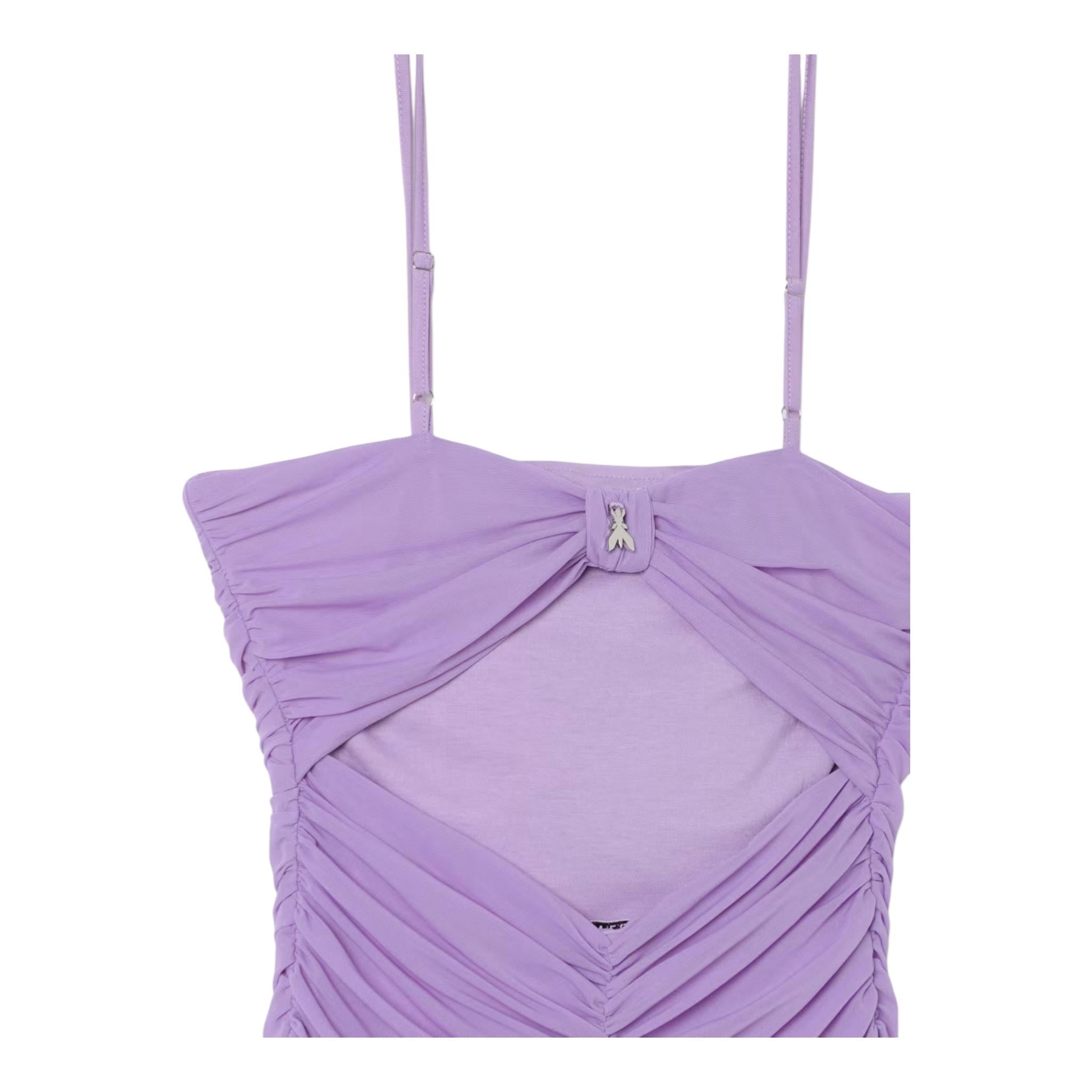 PATRIZIA PEPE abito bretelline tinta unita Lilla per Bambina 7A0503 LILLA PATRIZIA PEPE