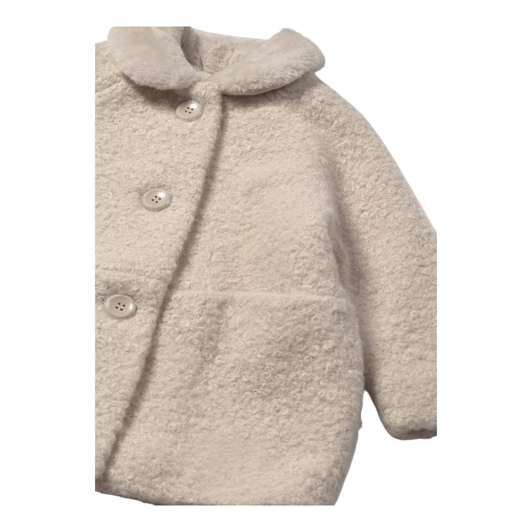 MAYORAL cappotto teddy tinta unita Beige per Bambina 4487 BEIGE MAYORAL